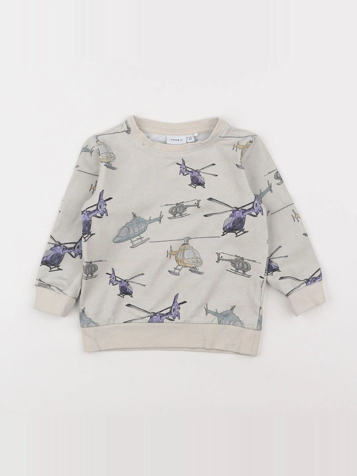 Name it - sweat beige - 9/12 mois