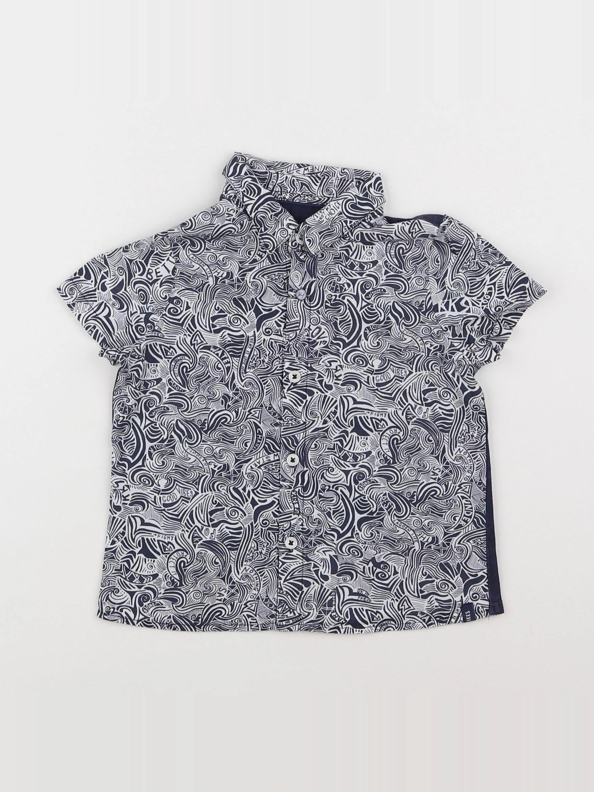 IKKS - chemise bleu - 18 mois