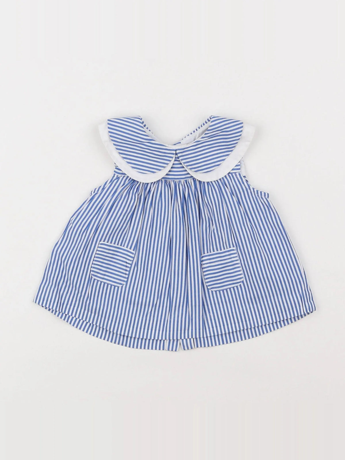 Jacadi - blouse bleu - 6 mois