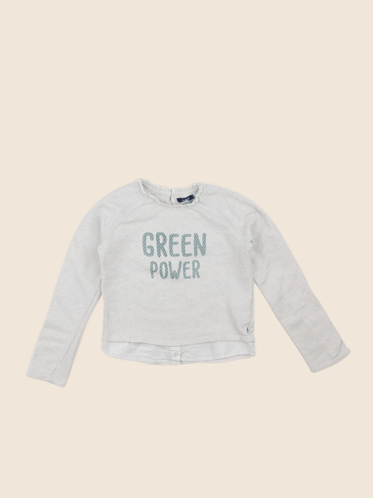Okaidi - sweat gris - 8 ans