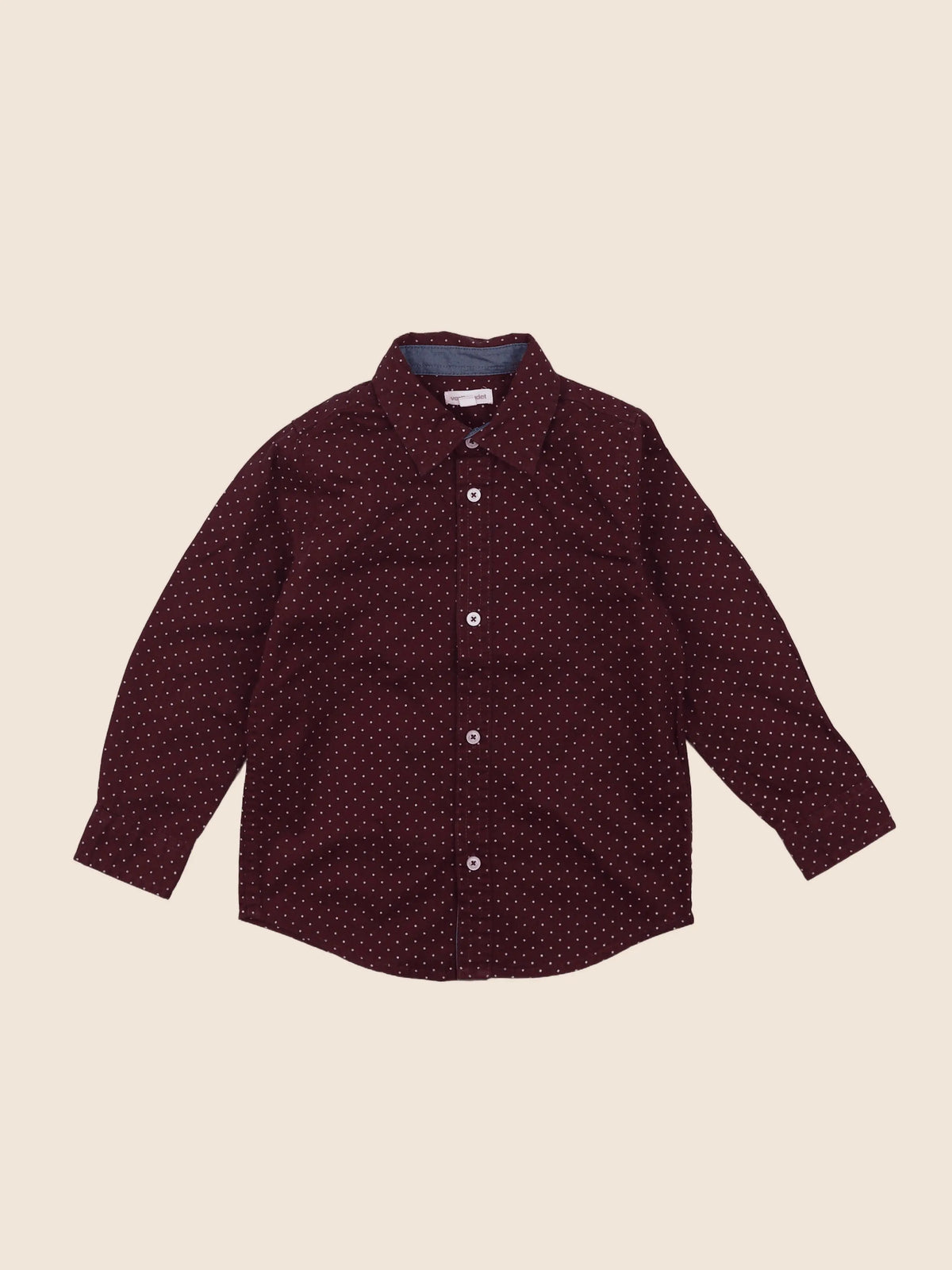 Vertbaudet - chemise rouge - 5 ans