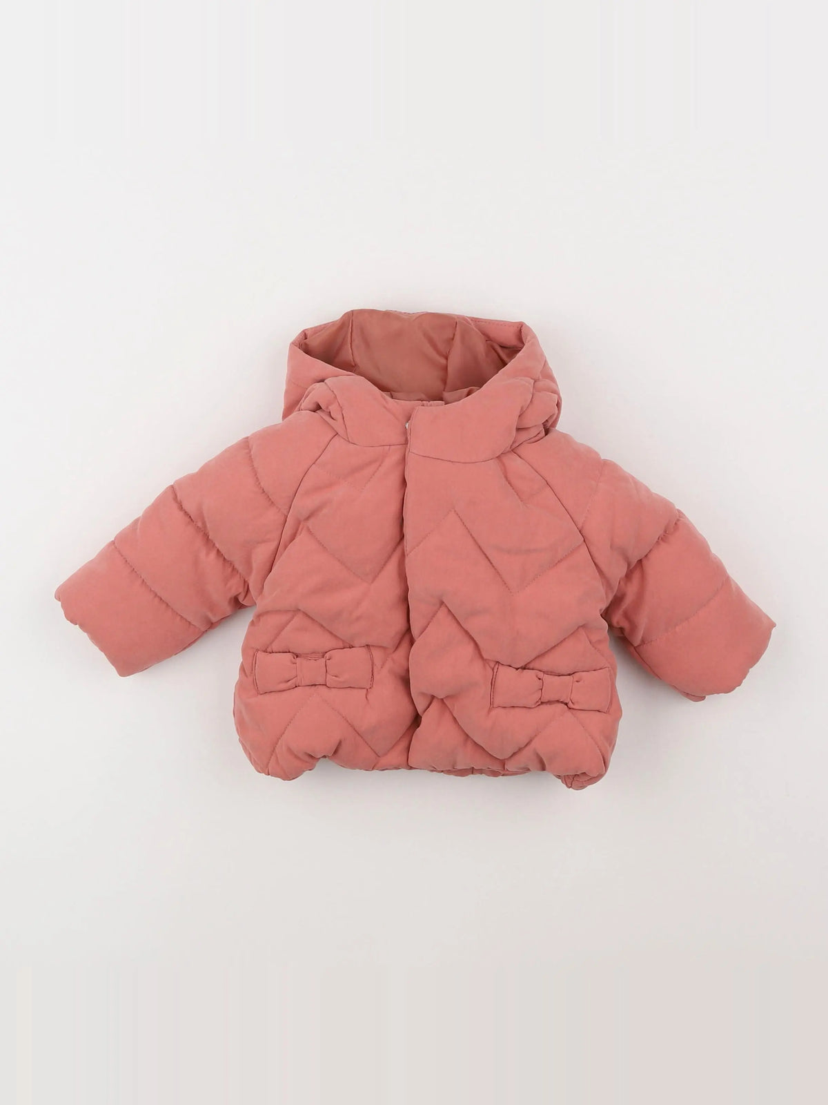 Vertbaudet - doudoune rose - 3 mois