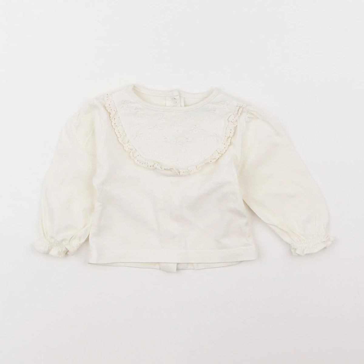 Vertbaudet - tee-shirt blanc - 3 mois