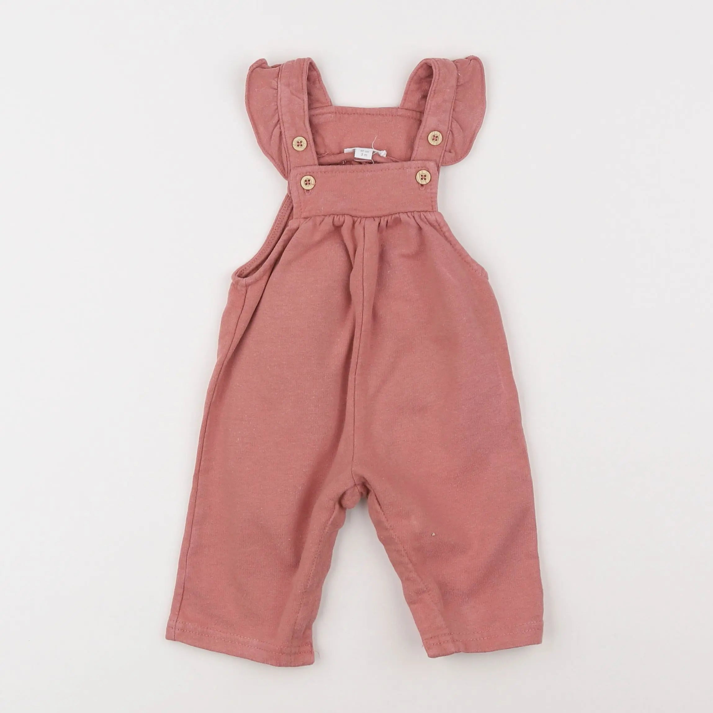 Vertbaudet - salopette rose - 3 mois