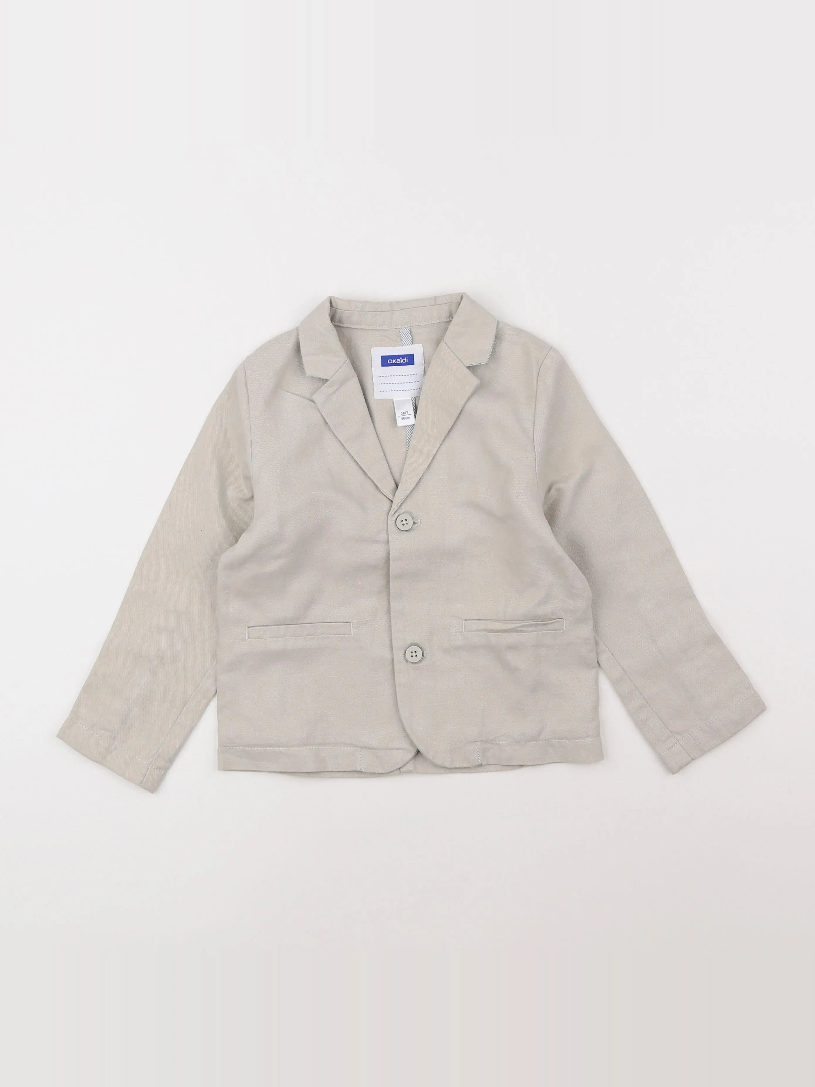 Okaidi - veste beige - 3 ans