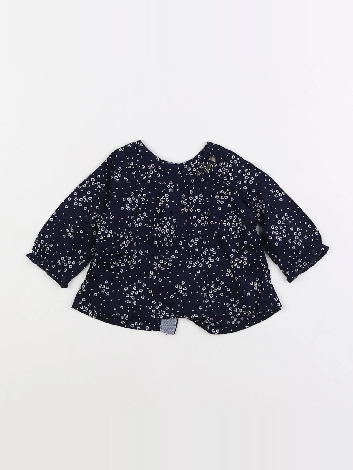 IKKS - blouse bleu - 3 mois