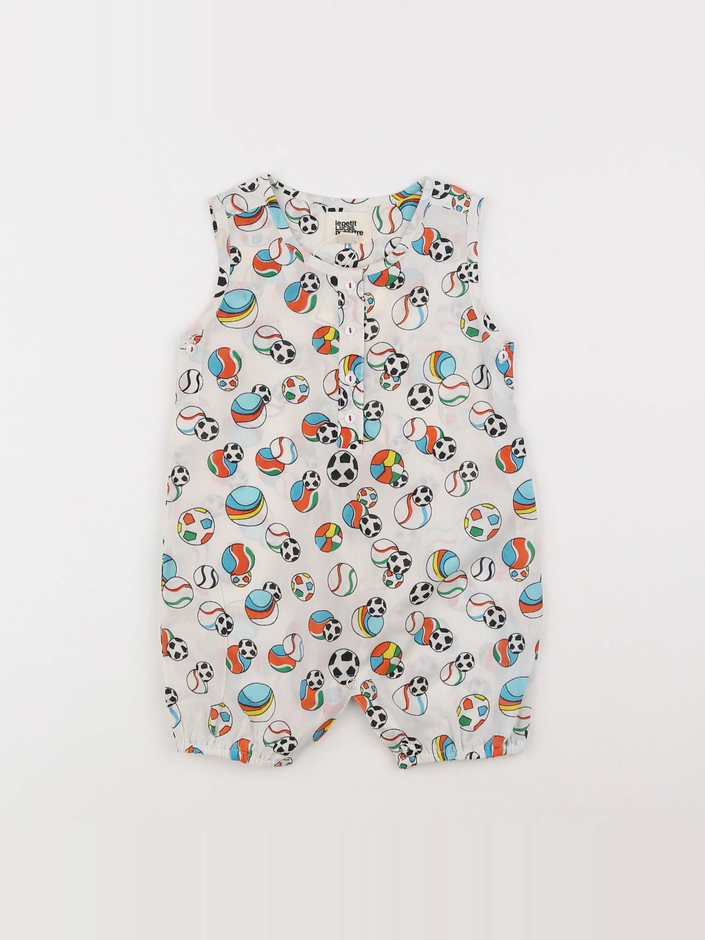Lucas du Tertre - combinaison blanc - 6/9 mois