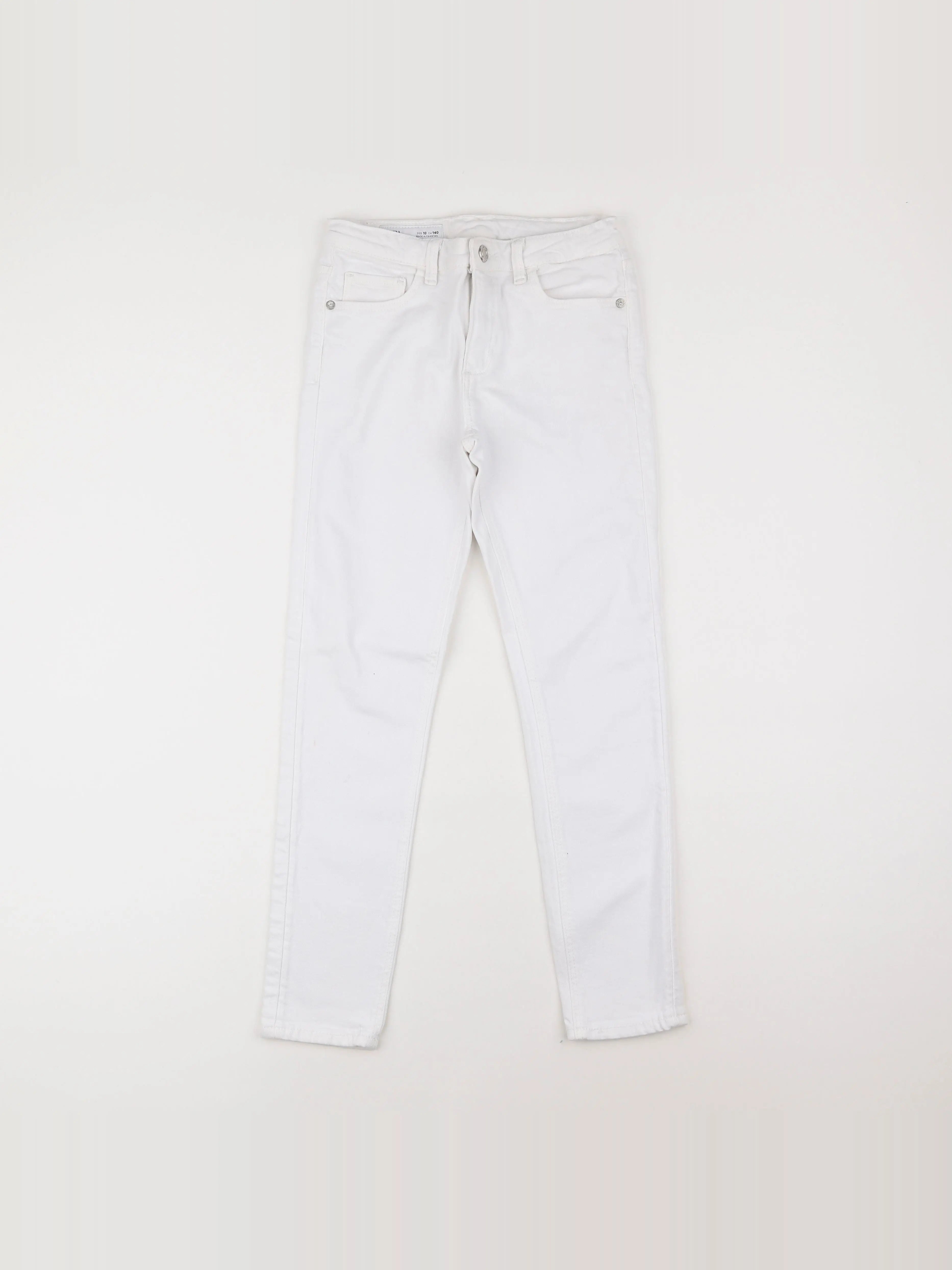 Zara - jean blanc - 10 ans