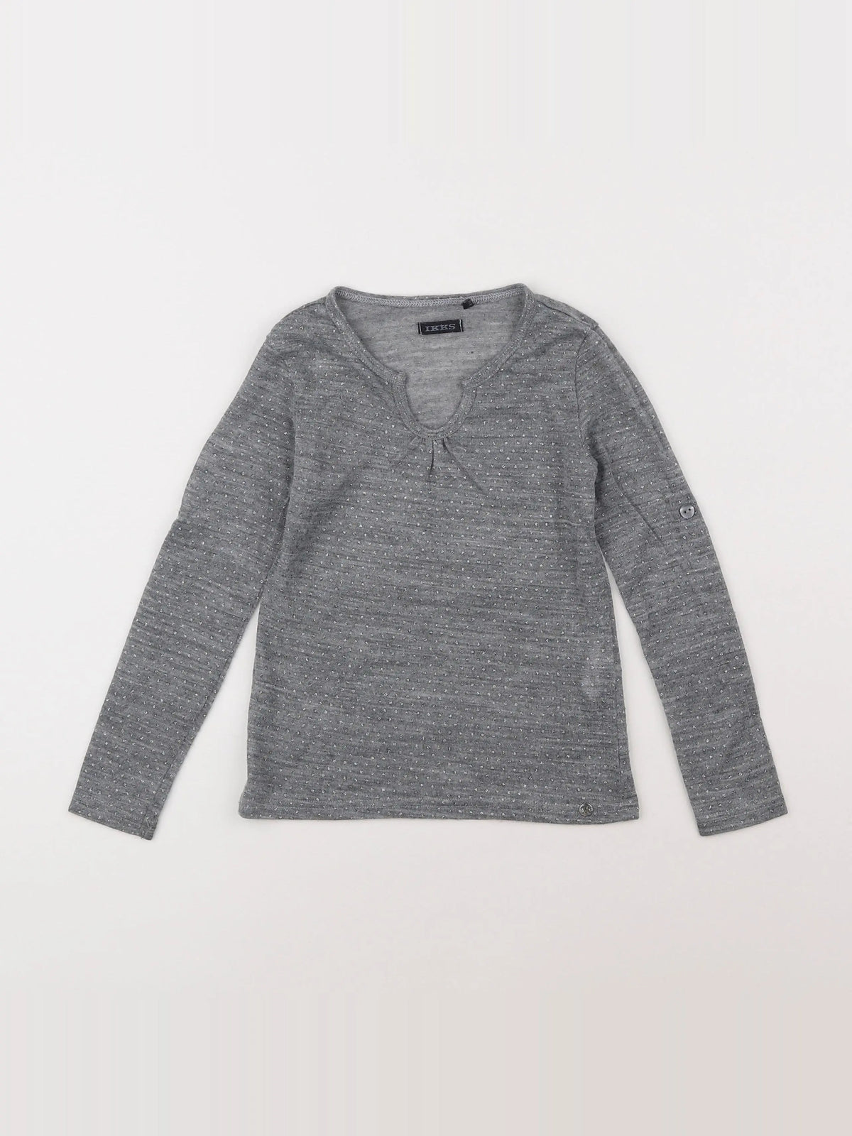 IKKS - tee-shirt gris, argent - 6 ans