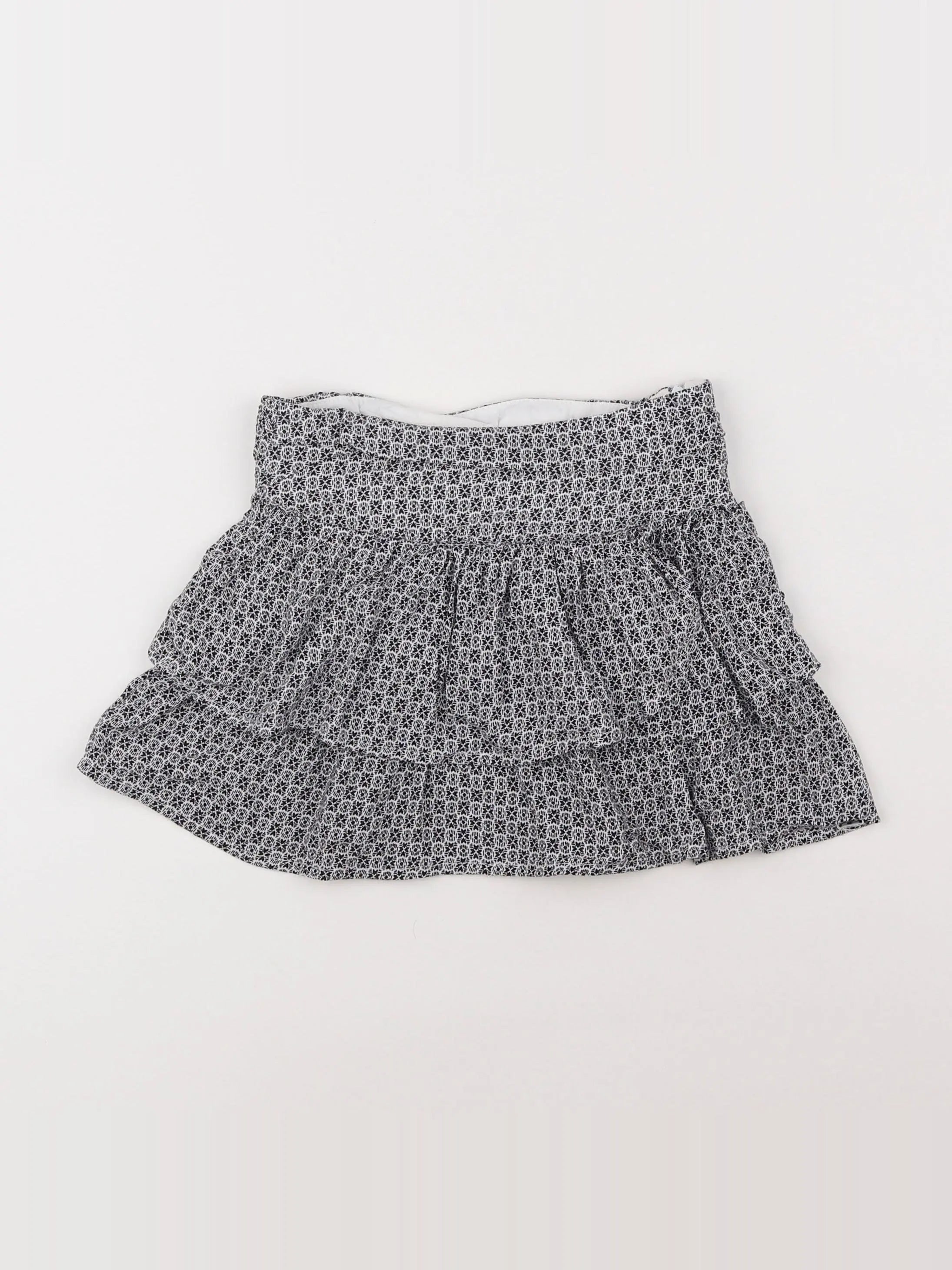 IKKS - jupe noir, blanc - 6 ans