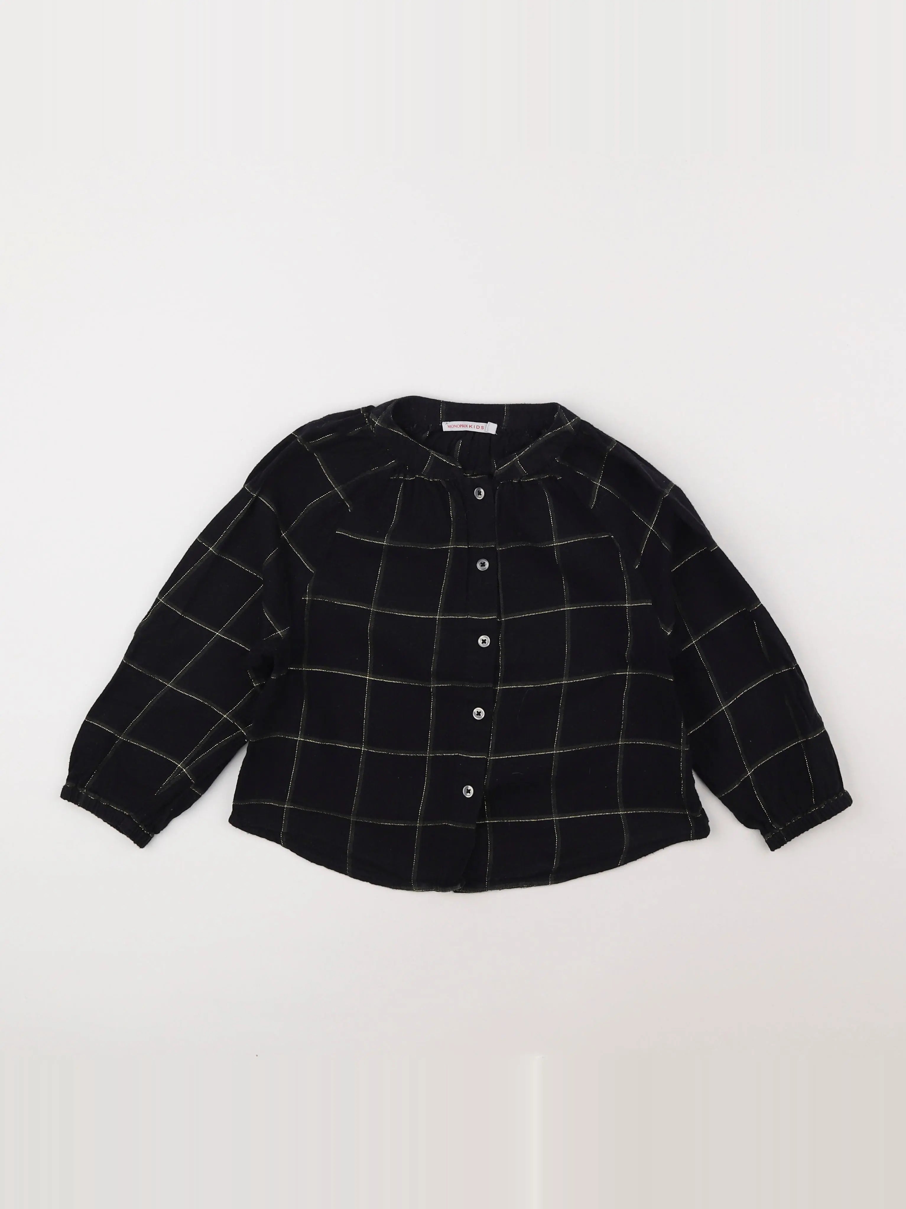 Monoprix - blouse noir, or - 5 ans