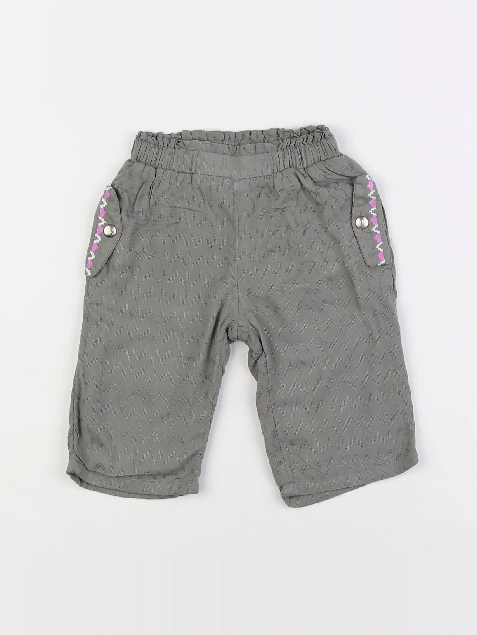 IKKS - pantalon vert - 6 mois
