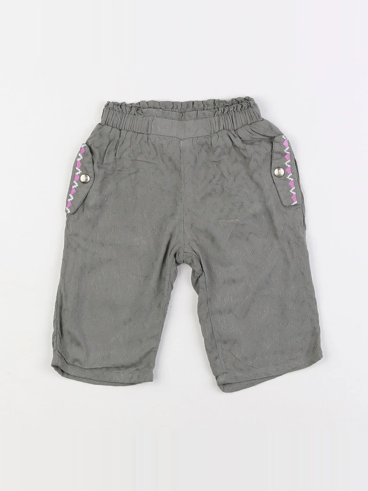 IKKS - pantalon vert - 6 mois