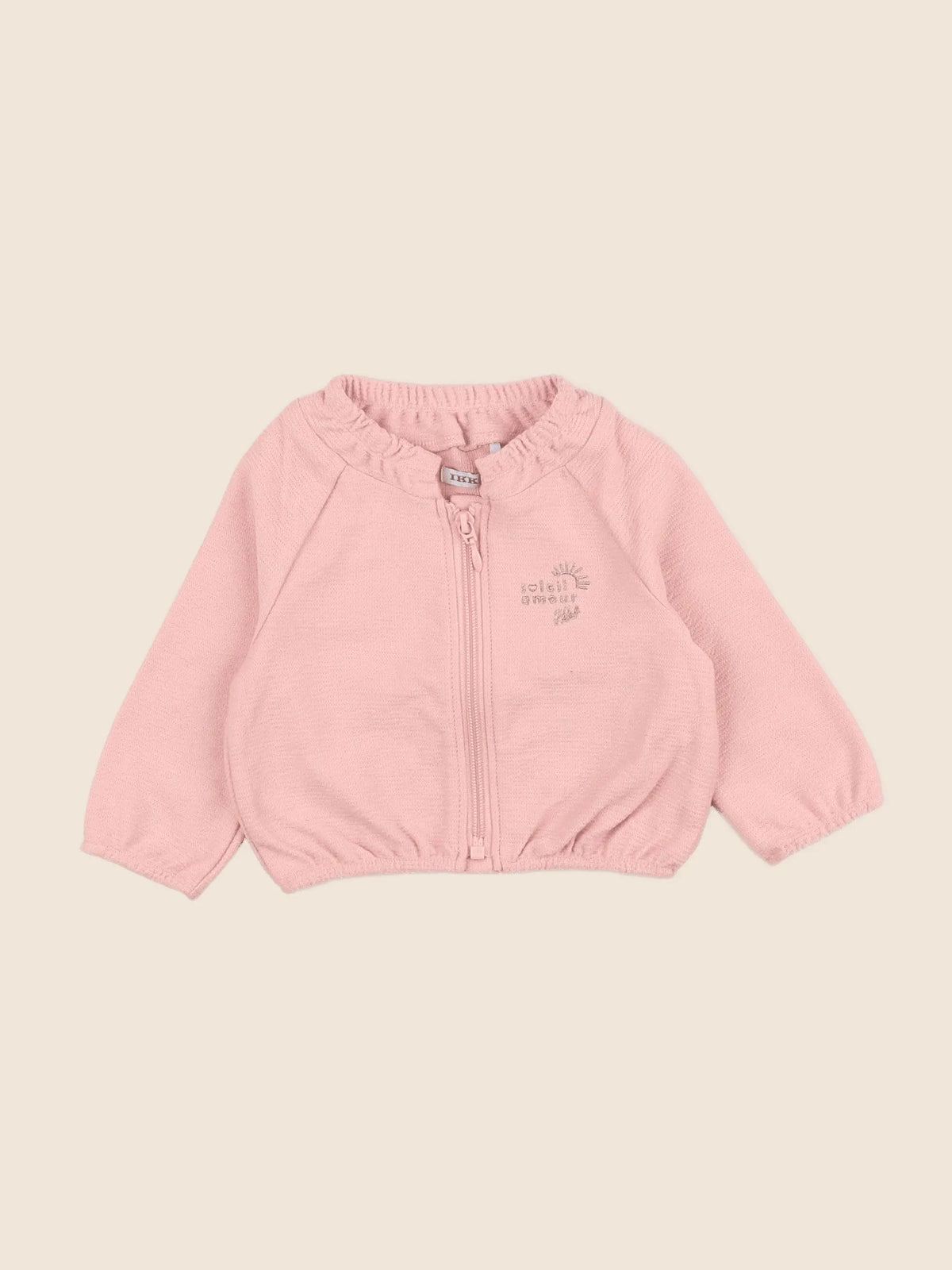 IKKS - sweat rose - 6 mois