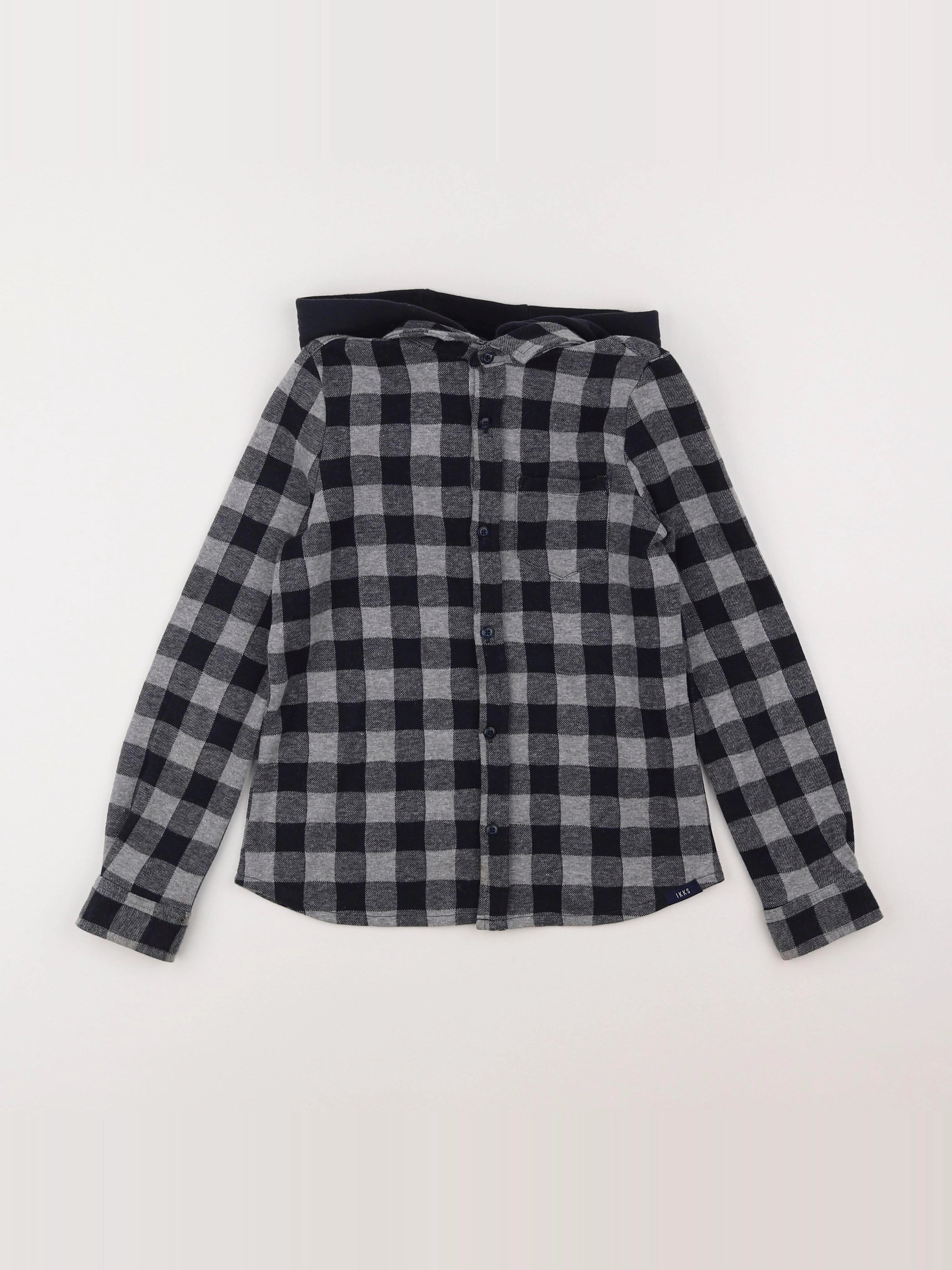 IKKS - chemise gris - 8 ans