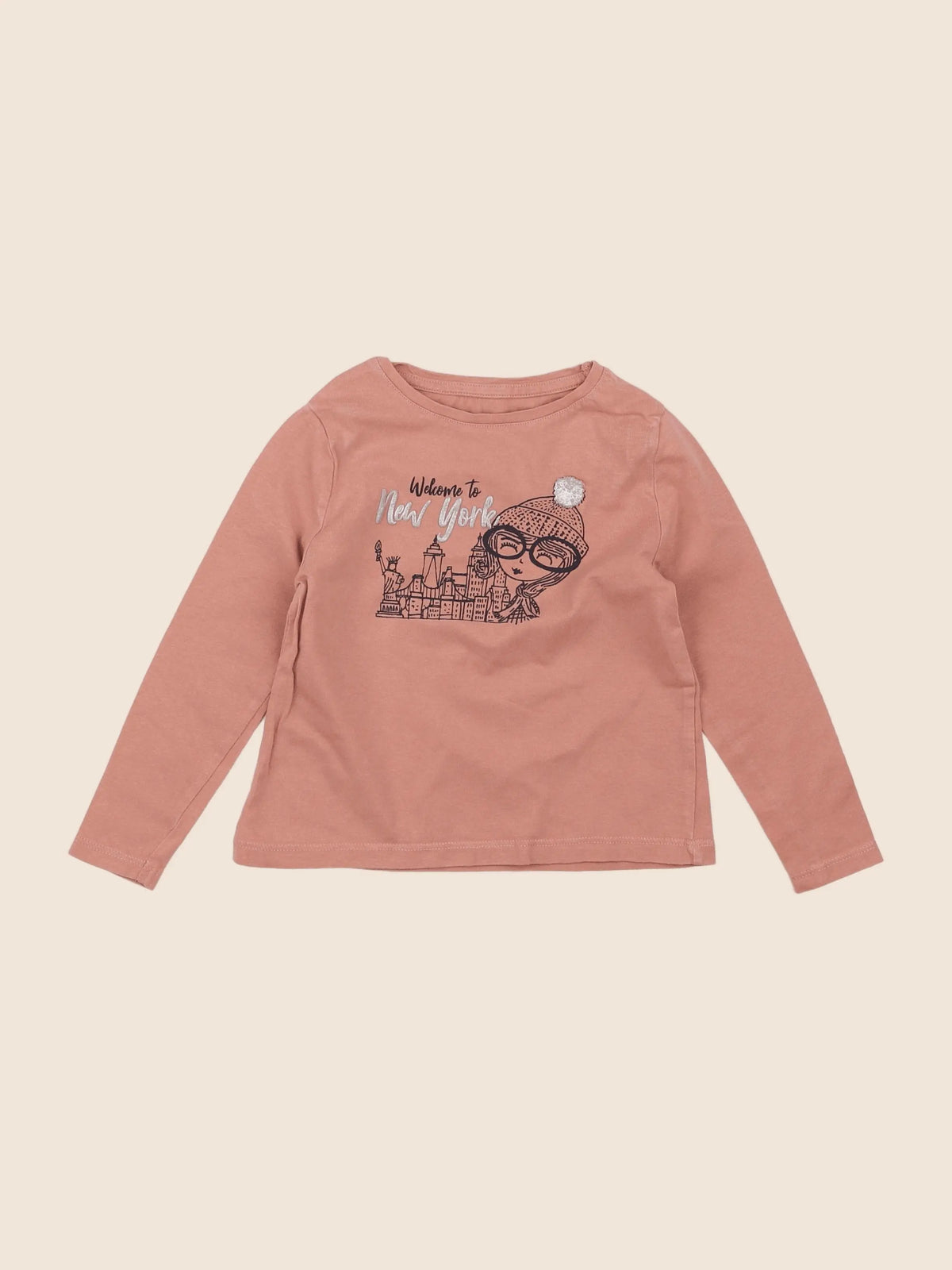 Vertbaudet - tee-shirt rose - 3 ans