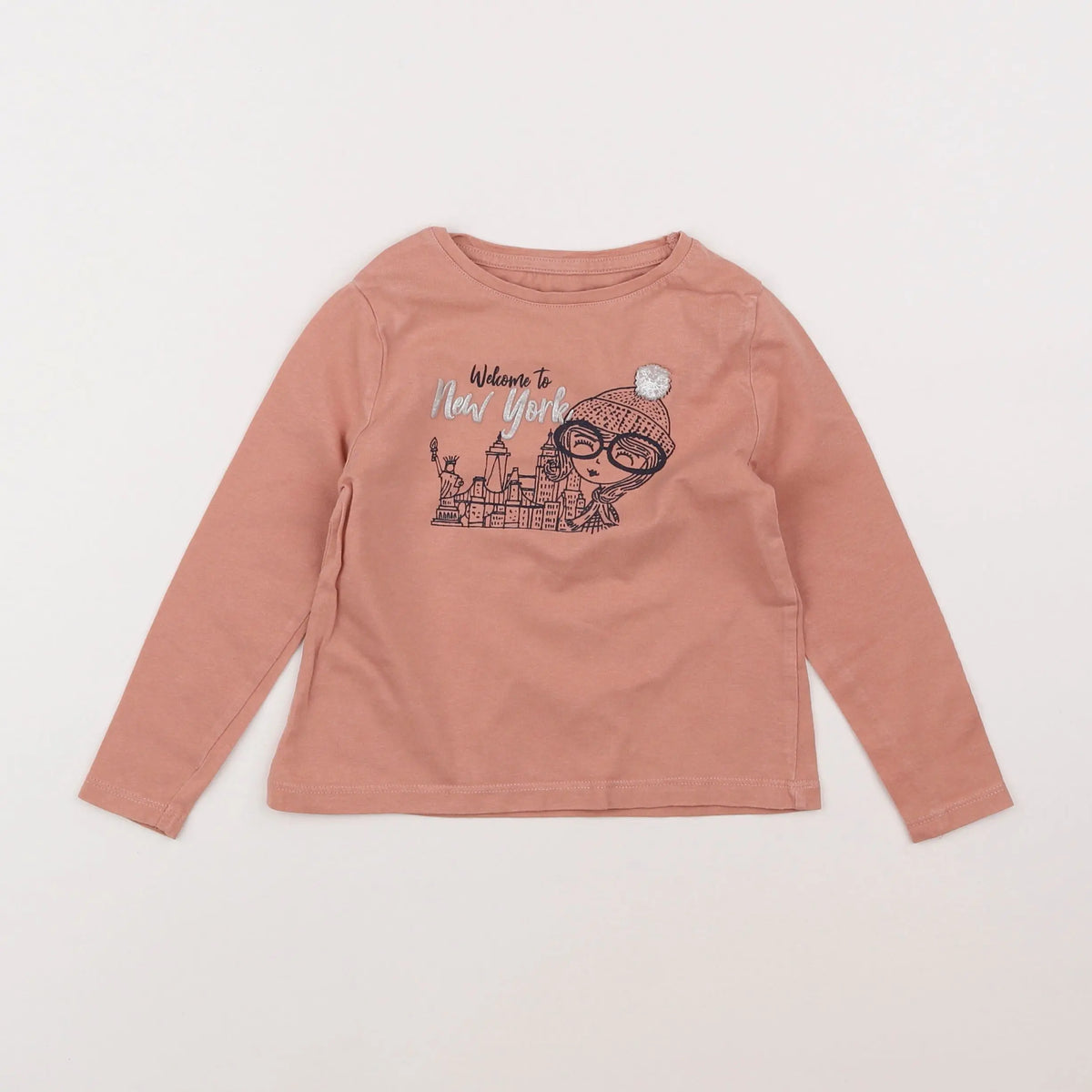 Vertbaudet - tee-shirt rose - 3 ans