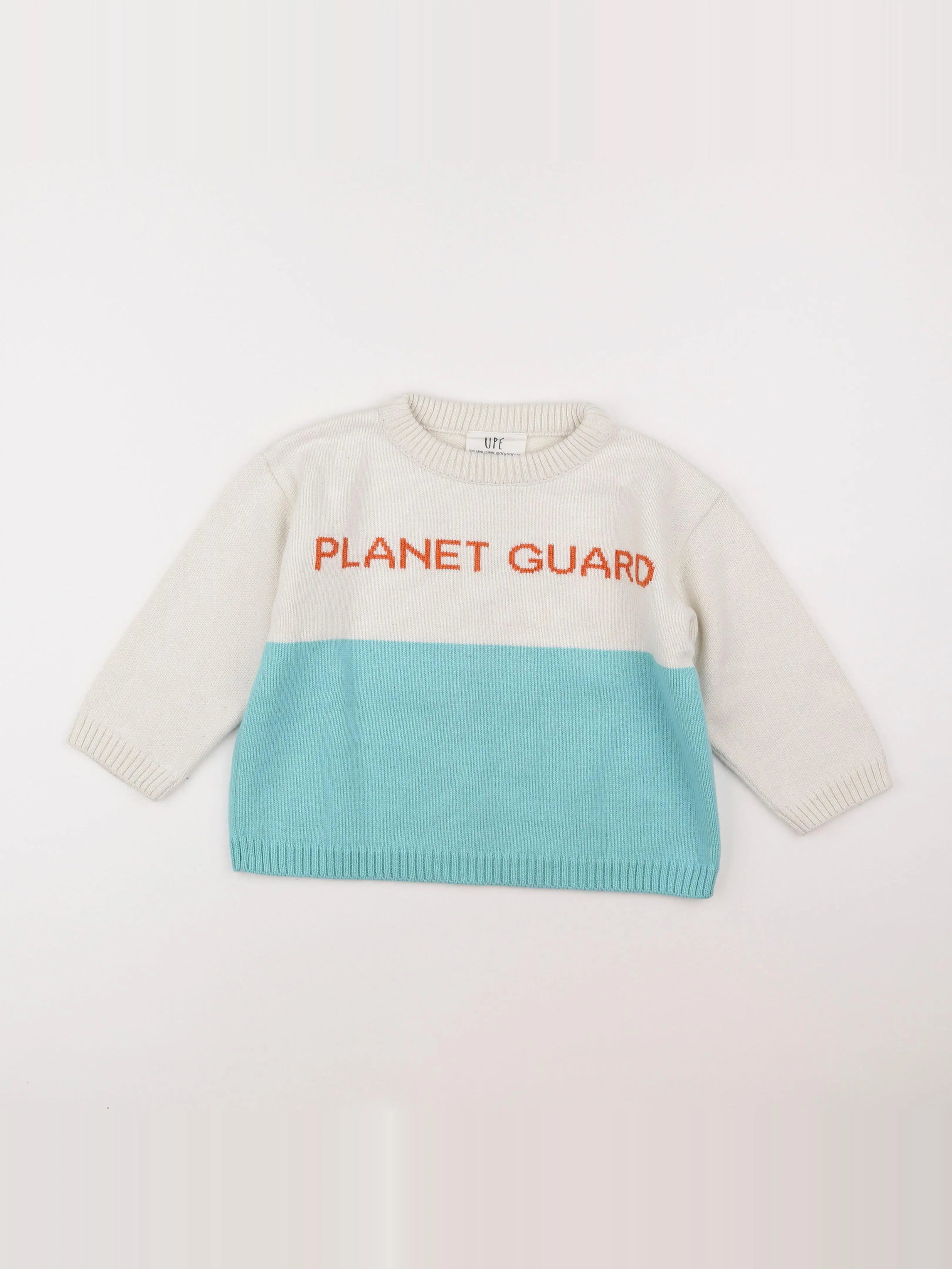 Upé - pull blanc - 6 ans