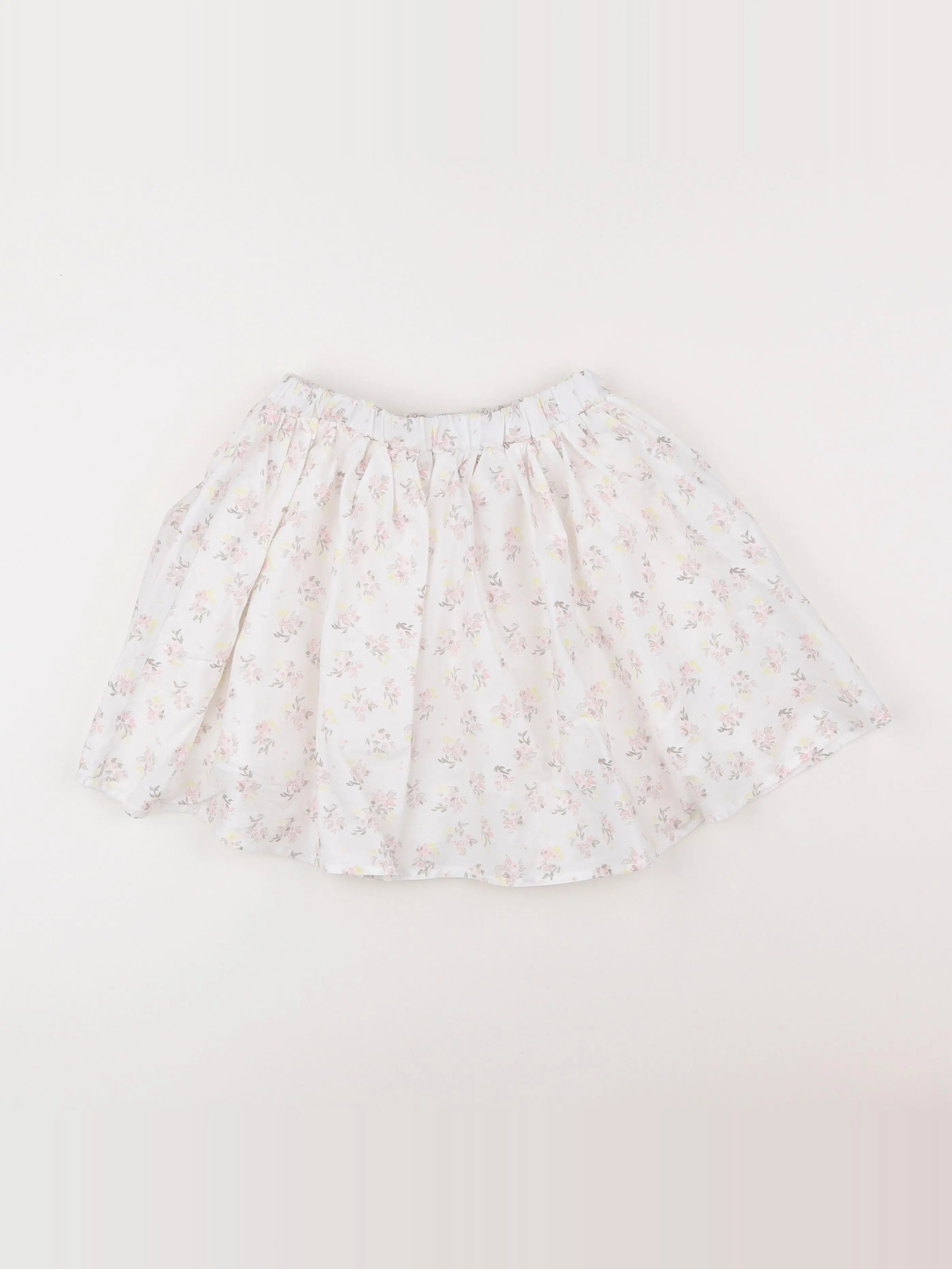 Vertbaudet - jupe blanc - 8 ans
