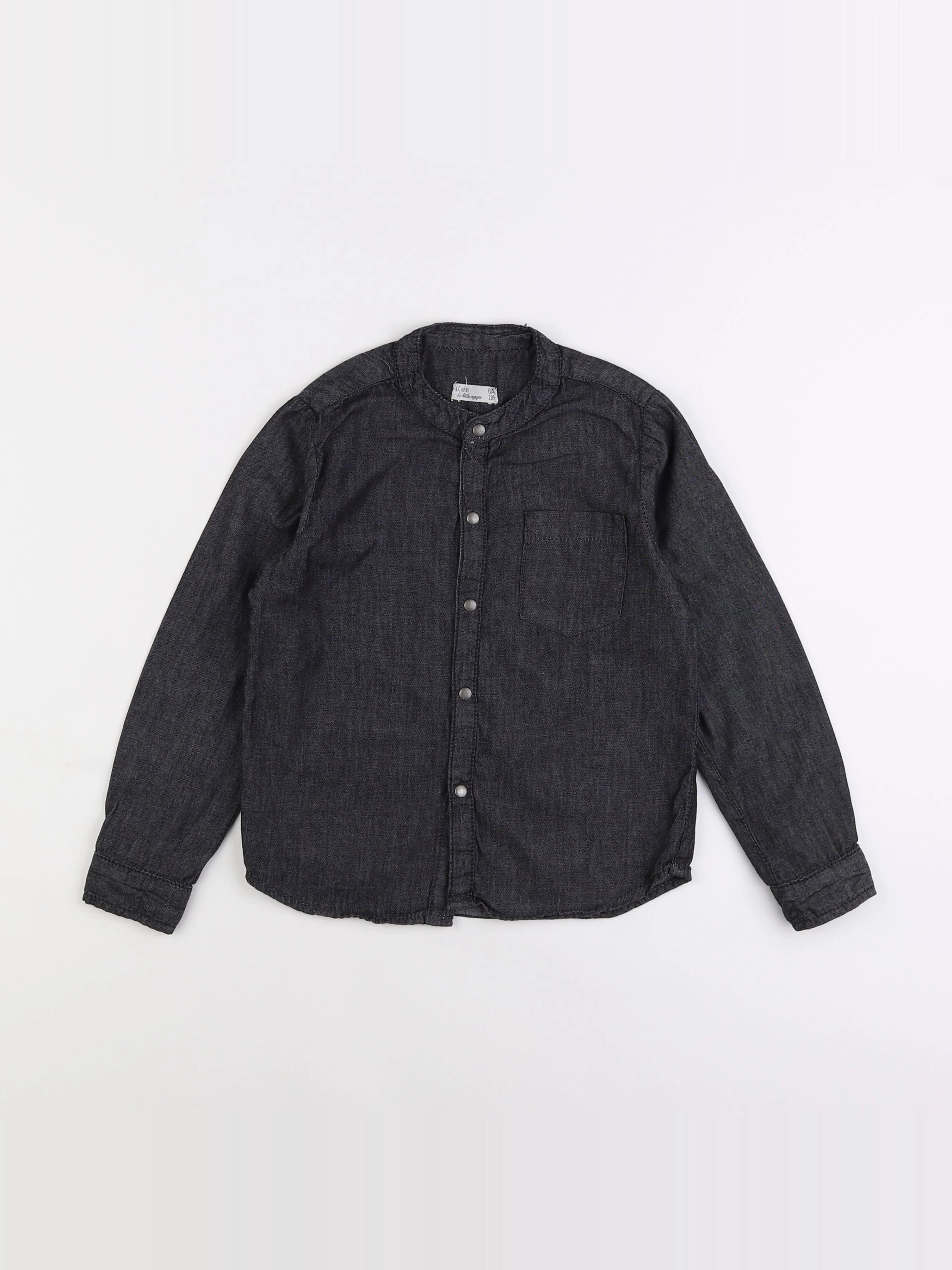 Little Cigogne - chemise gris - 6 ans