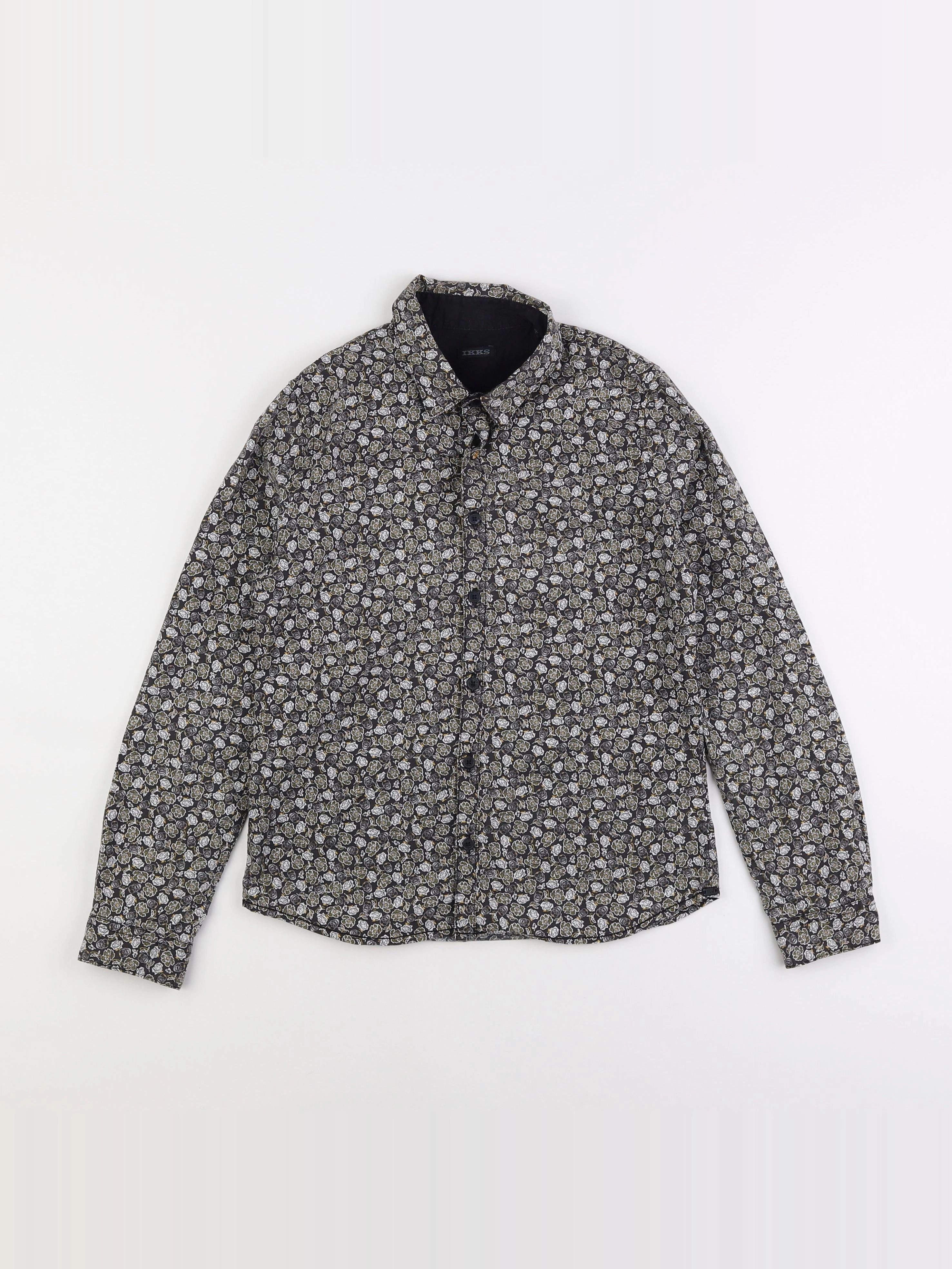 IKKS - chemise marron - 10 ans