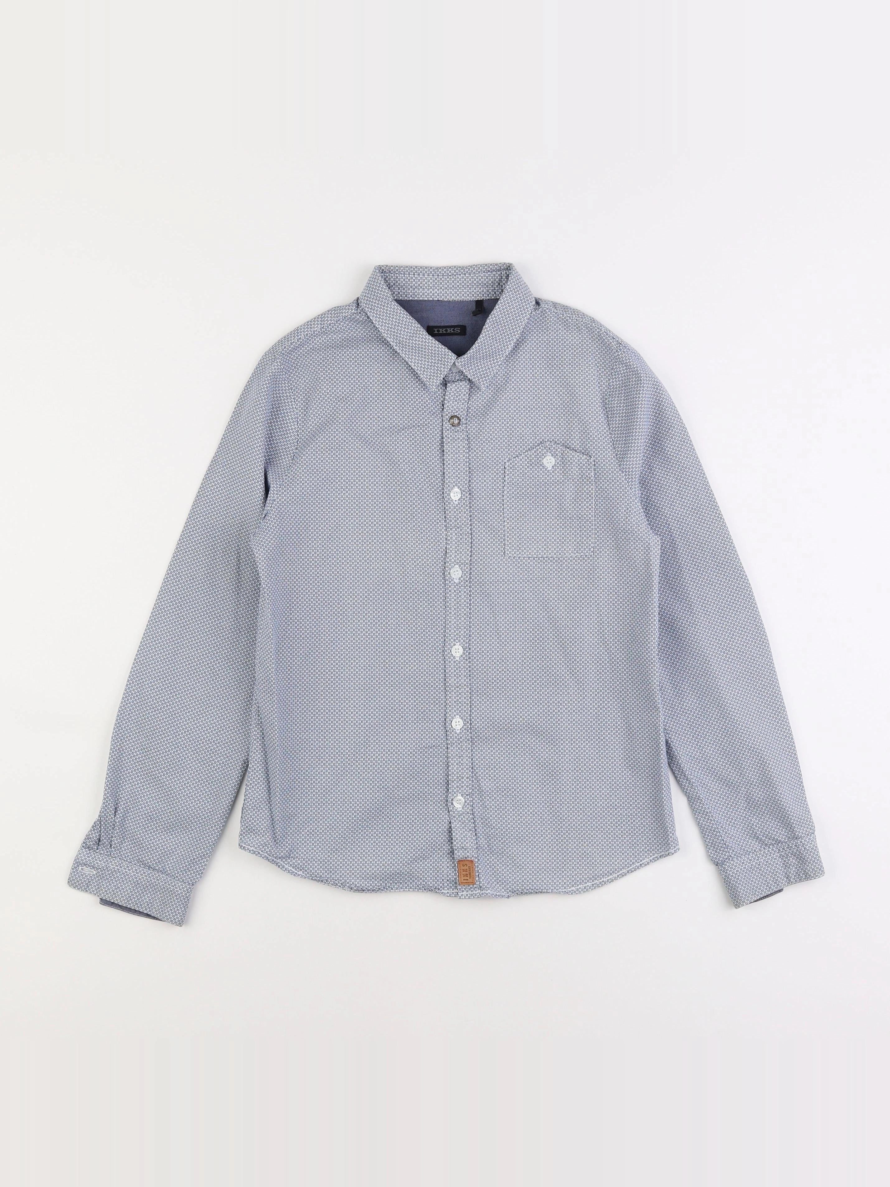 IKKS - chemise bleu - 10 ans