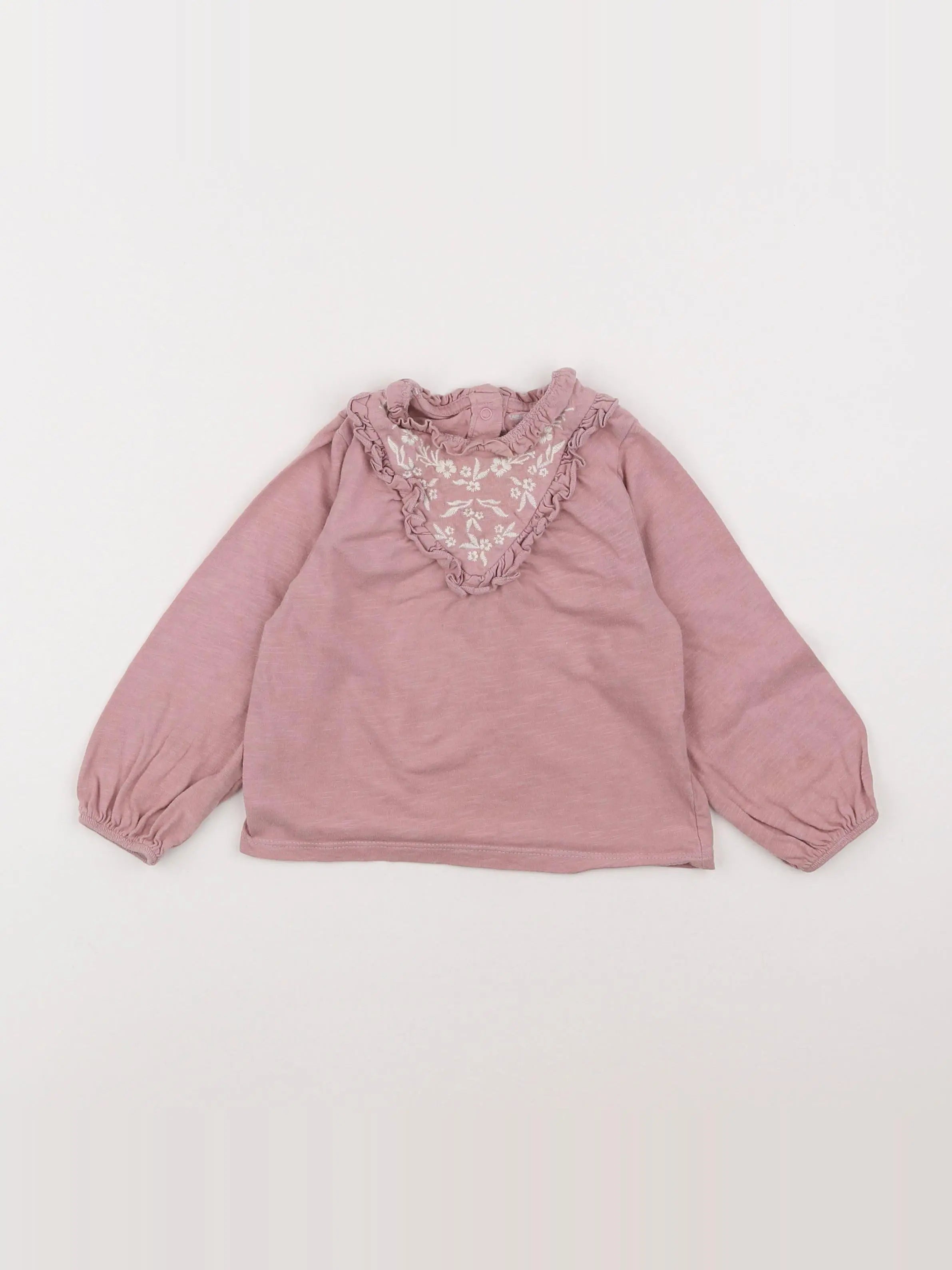Vertbaudet - tee-shirt rose - 2 ans