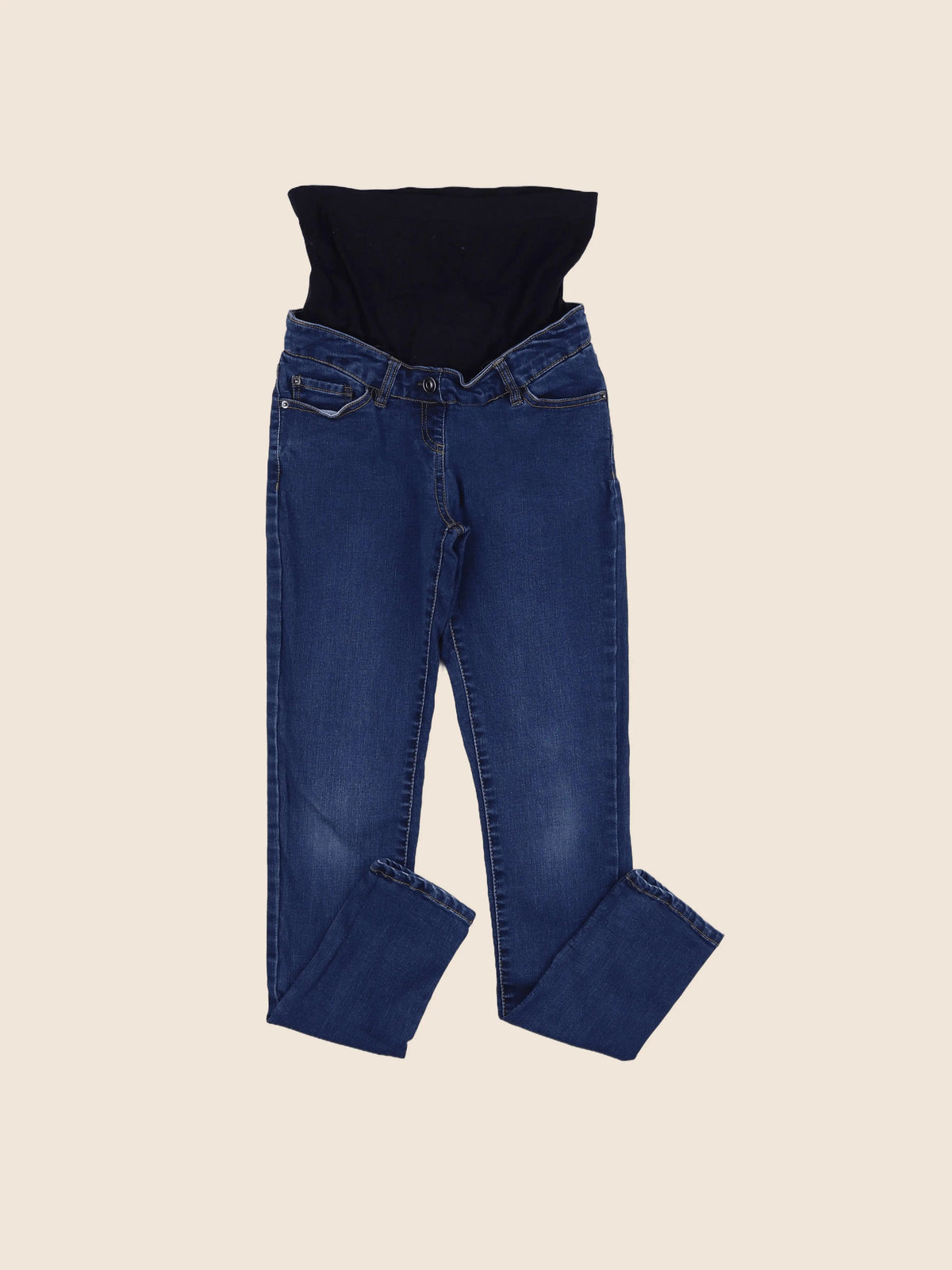 Vertbaudet - jean grossesse bleu - 34