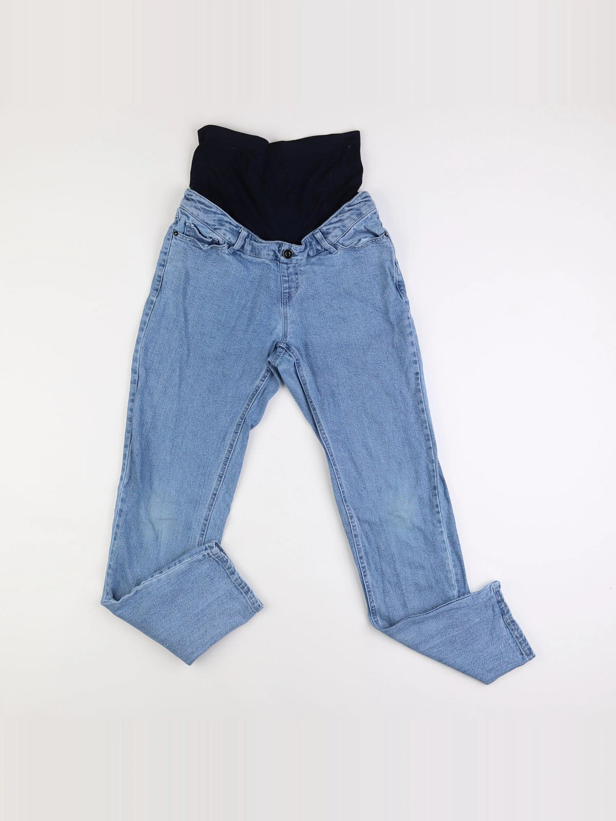Vertbaudet - jean grossesse bleu - 34