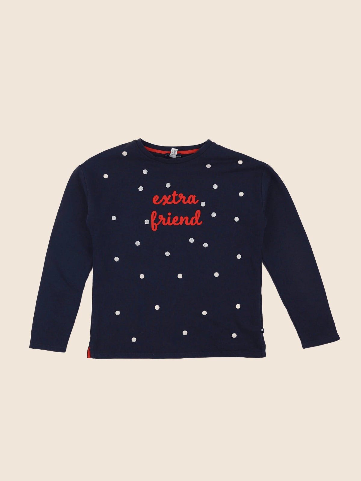 Okaidi - sweat bleu, argent - 12 ans