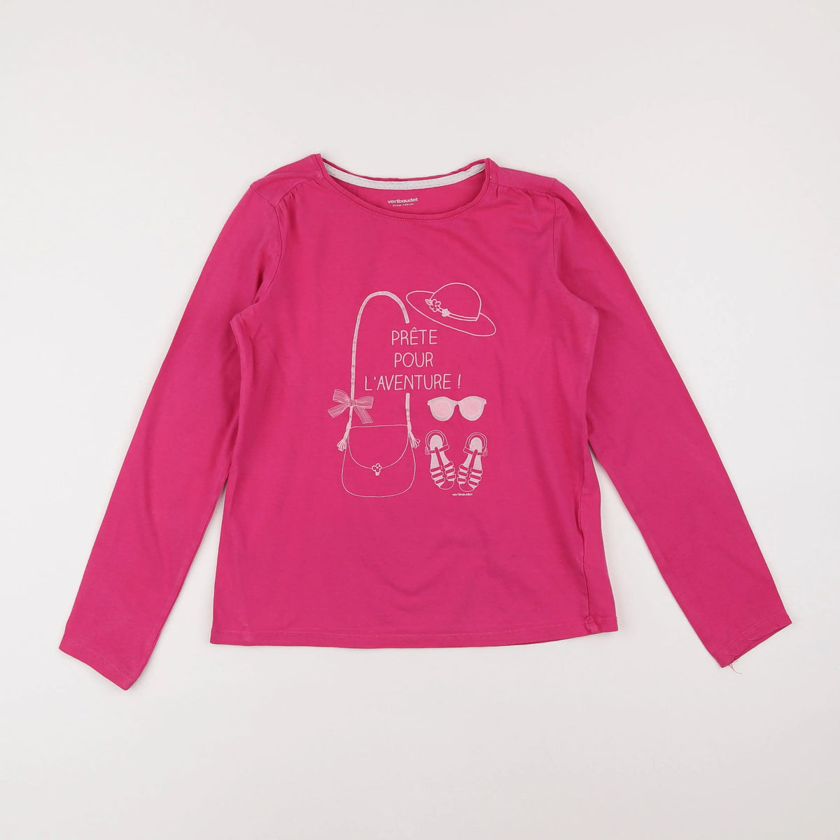 Vertbaudet - tee-shirt rose - 12 ans