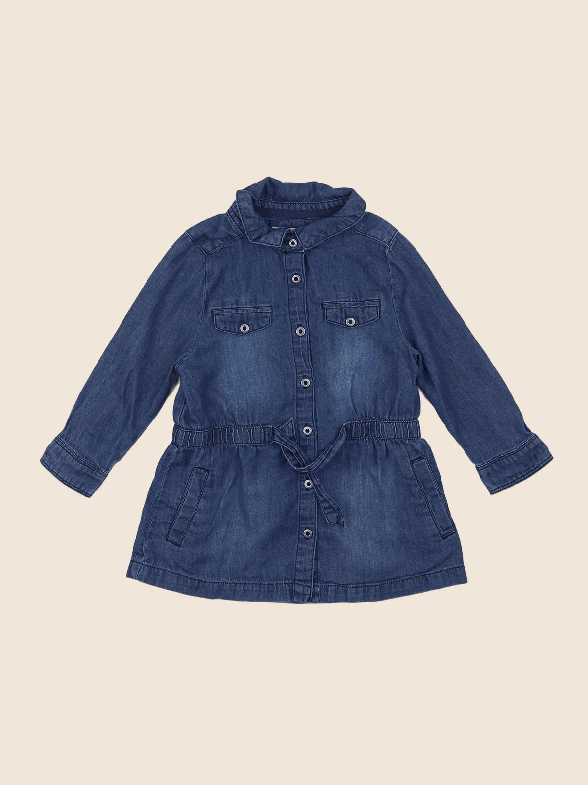 Vertbaudet - robe bleu - 2 ans