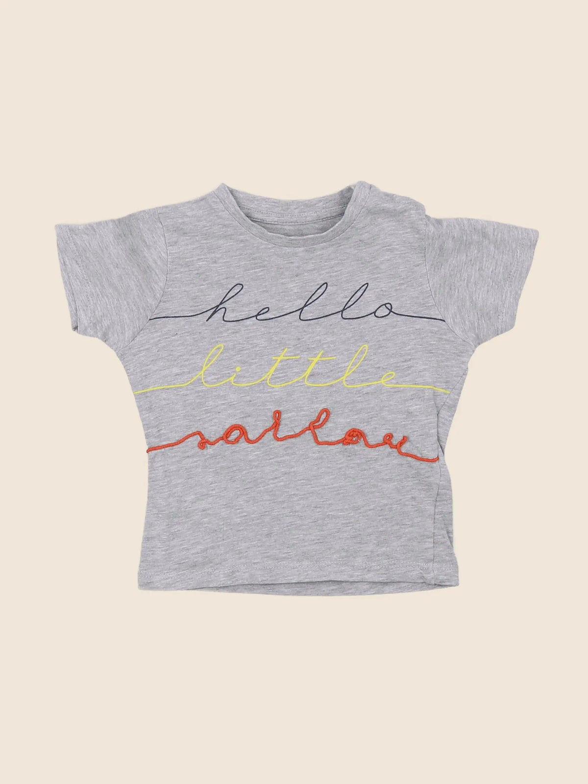 Vertbaudet - tee-shirt gris - 12 mois