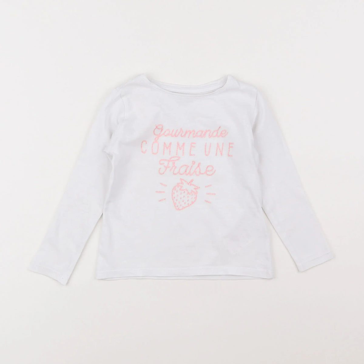 Vertbaudet - tee-shirt blanc - 3 ans