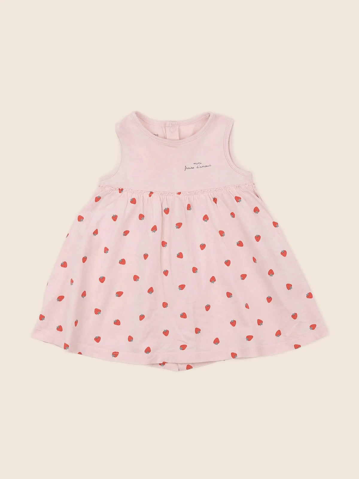 Vertbaudet - robe rose - 6 mois