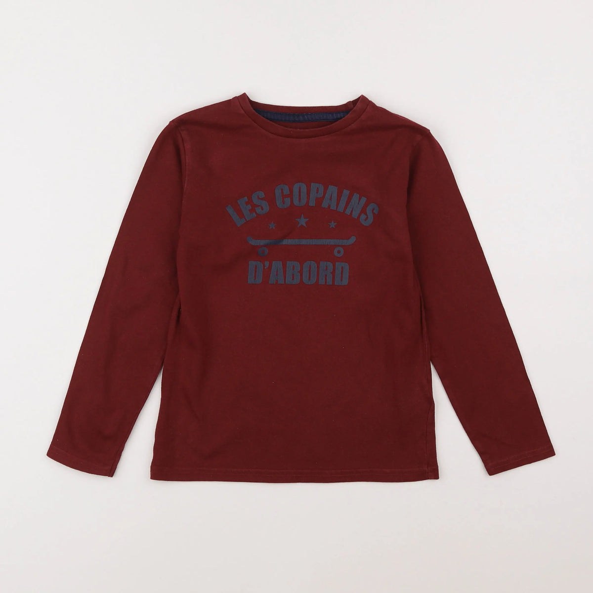 Vertbaudet - tee-shirt rouge - 8 ans