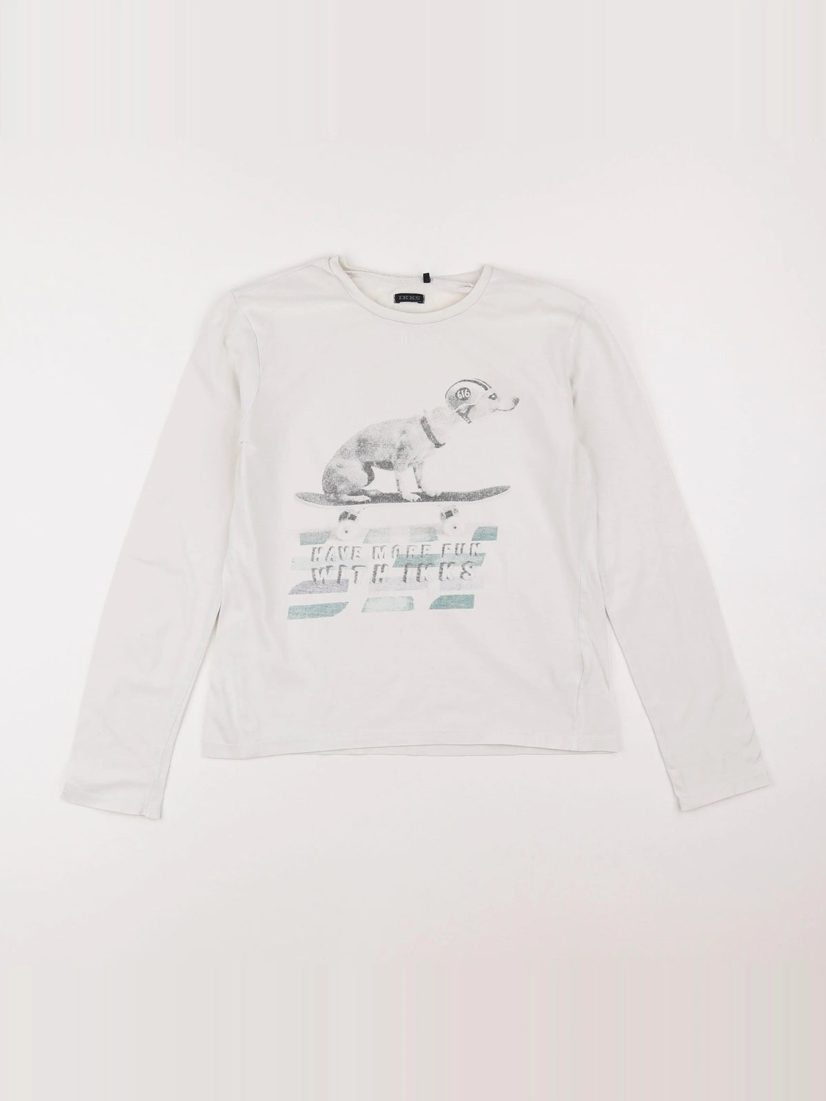 IKKS - tee-shirt blanc - 12 ans