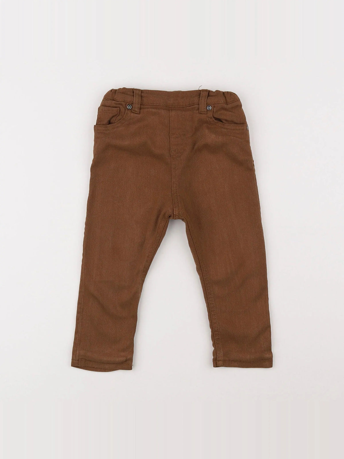H&M - jean marron - 12/18 mois