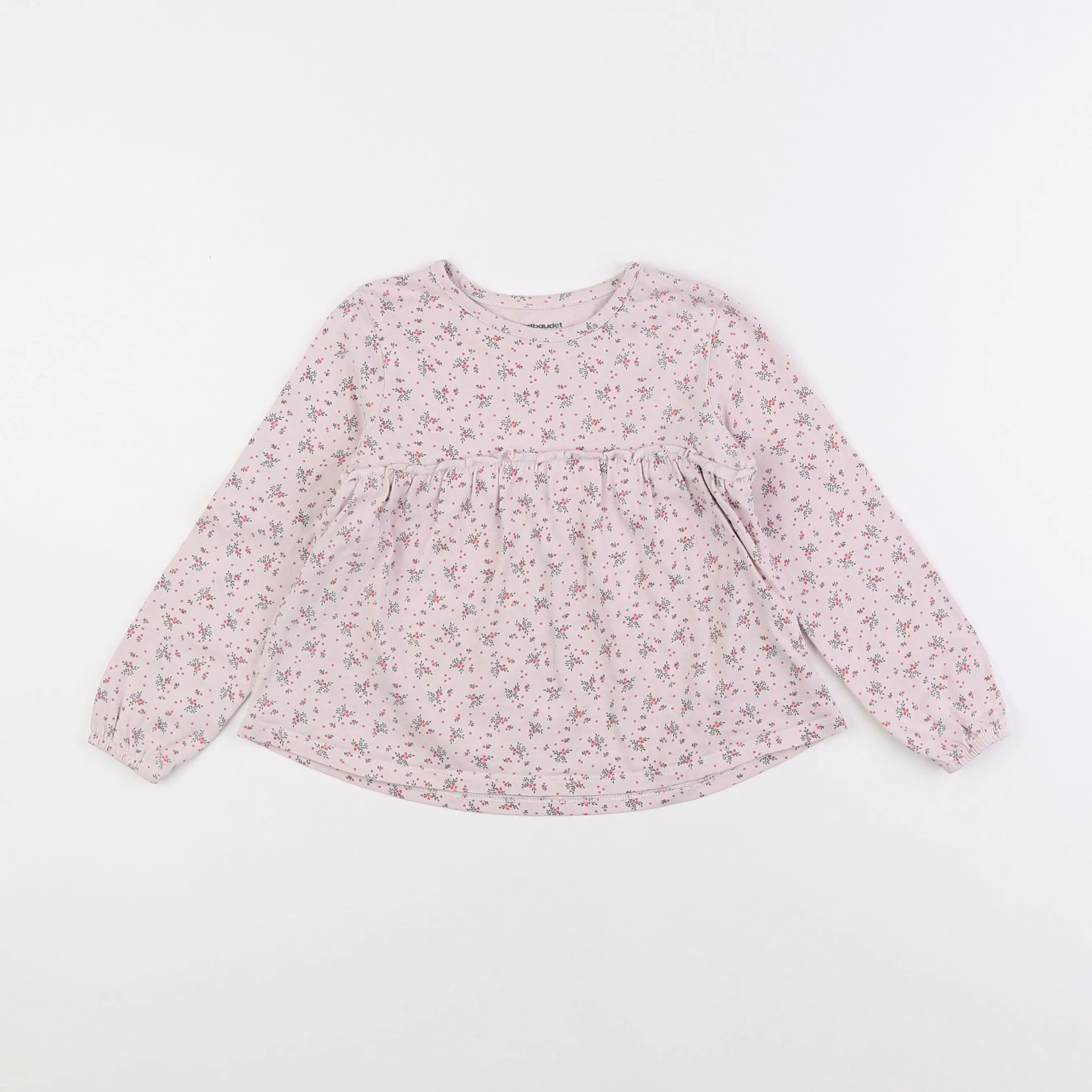 Vertbaudet - tee-shirt rose - 4 ans
