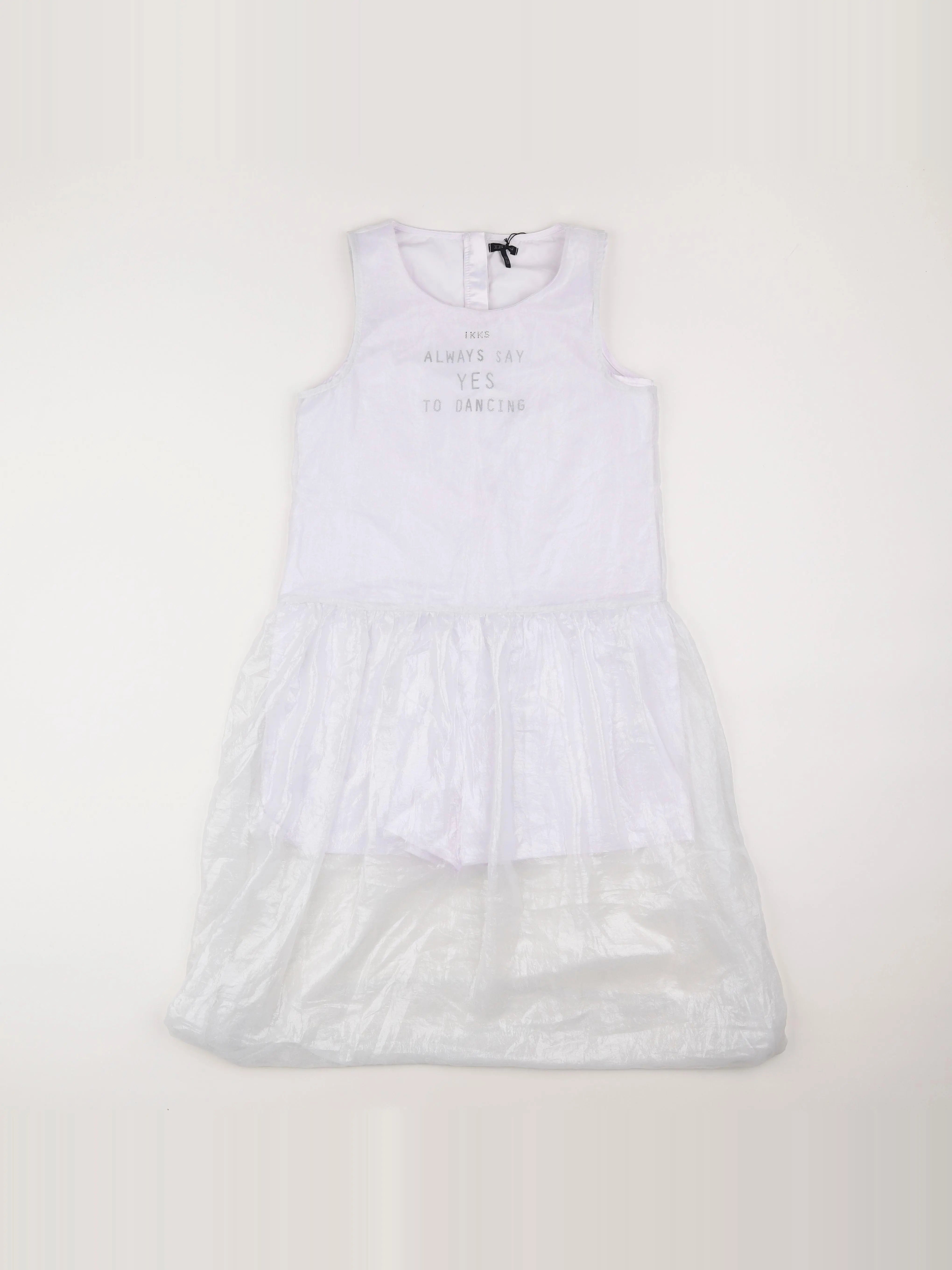 IKKS - robe blanc - 12 ans