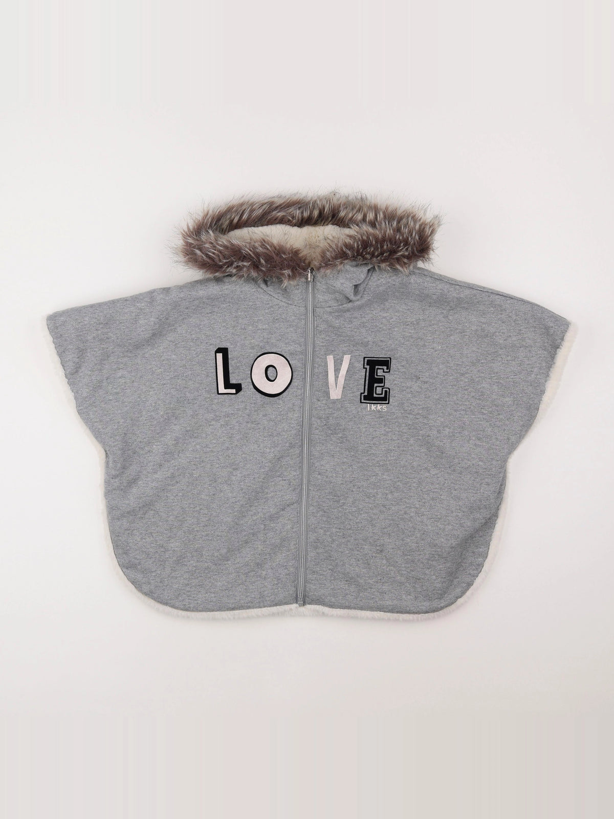 IKKS - cape gris - 8 ans