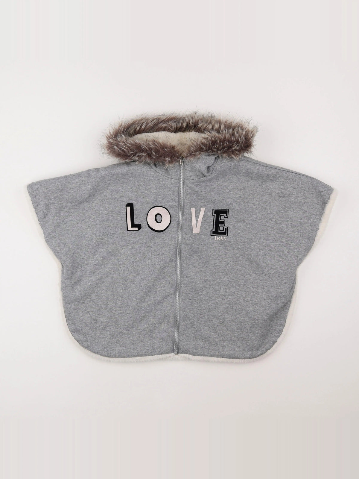 IKKS - cape gris - 8 ans