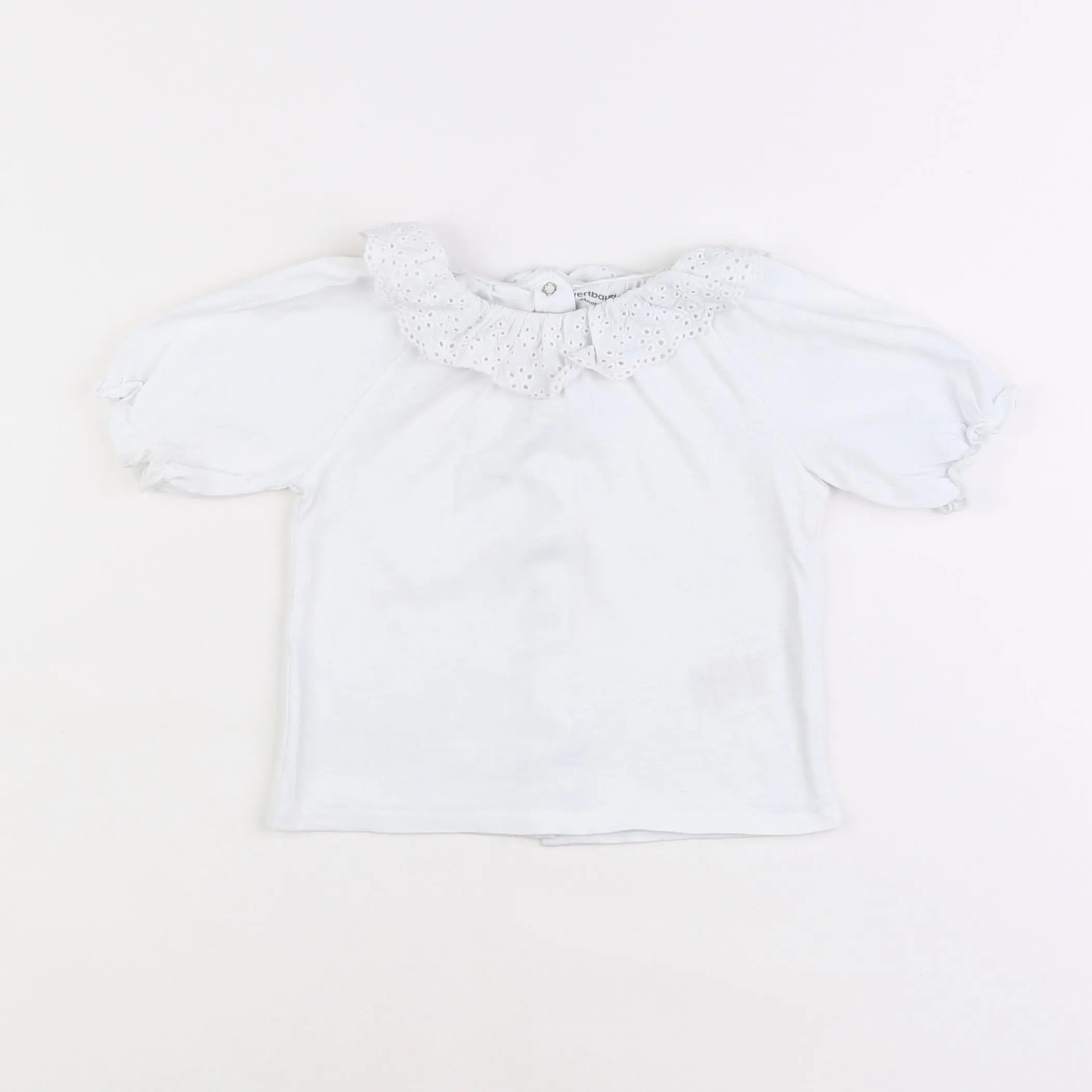 Vertbaudet - tee-shirt blanc - 2 ans
