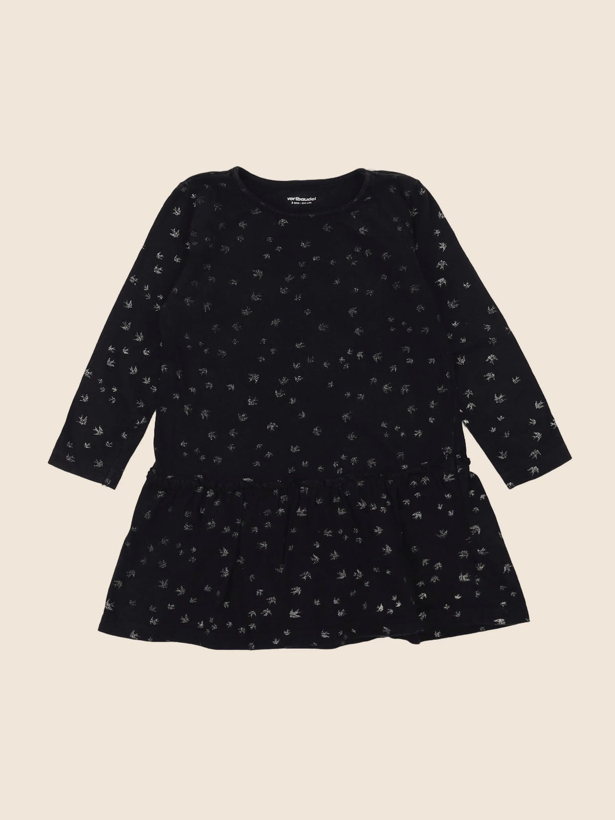 Vertbaudet - robe noir - 3 ans