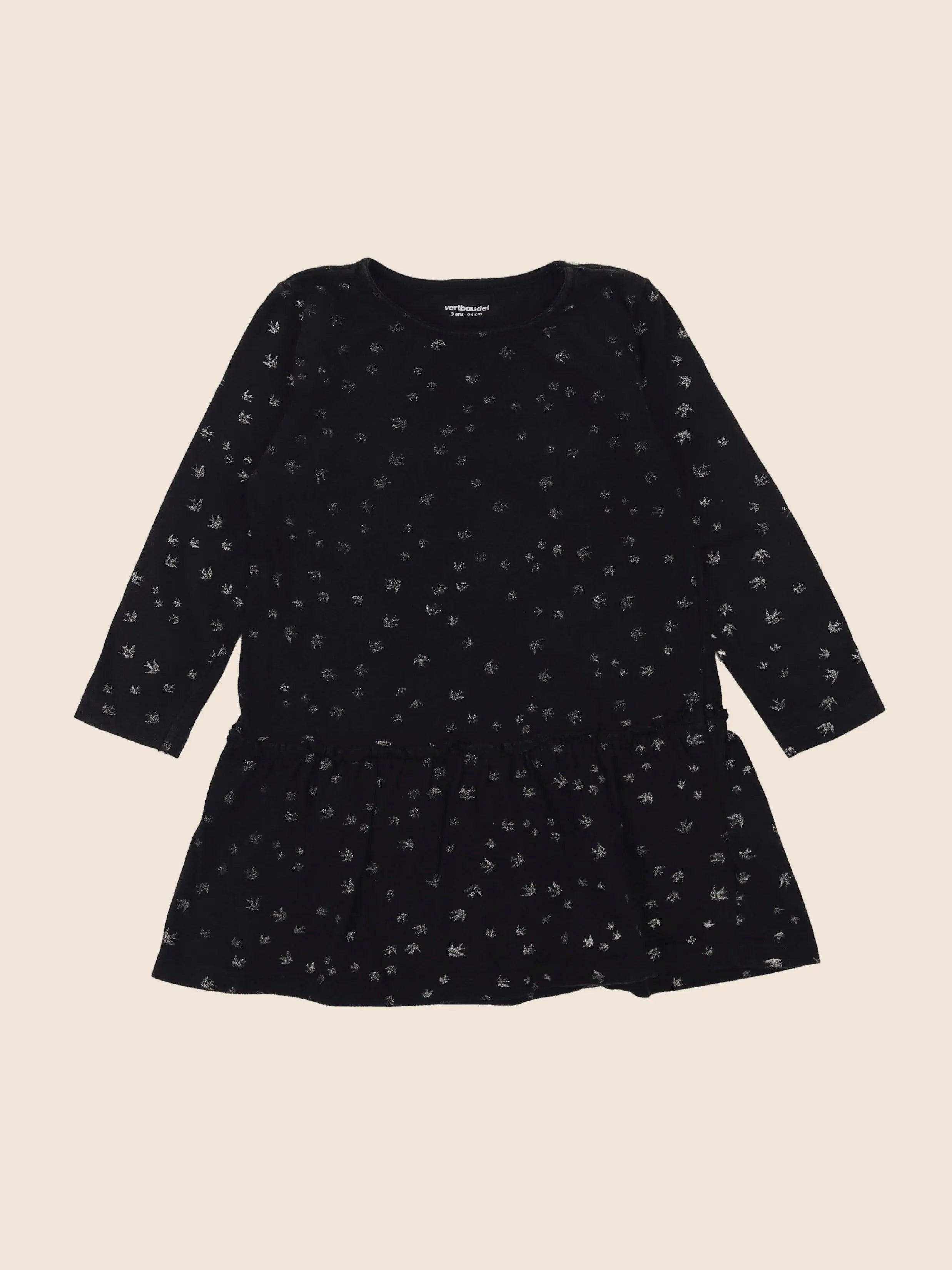 Vertbaudet - robe noir - 3 ans