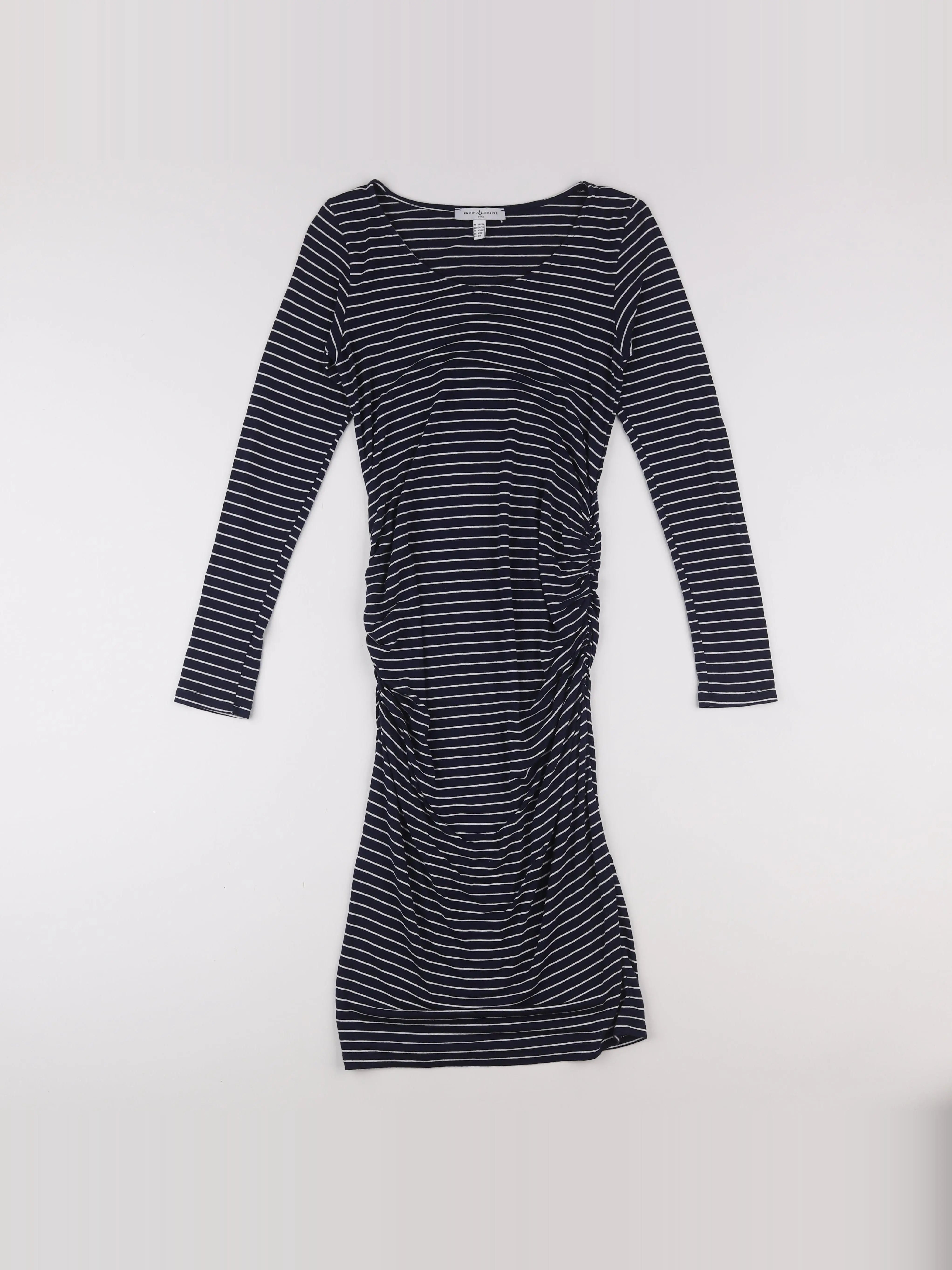 Envie de fraise - robe grossesse bleu - 36 à 38