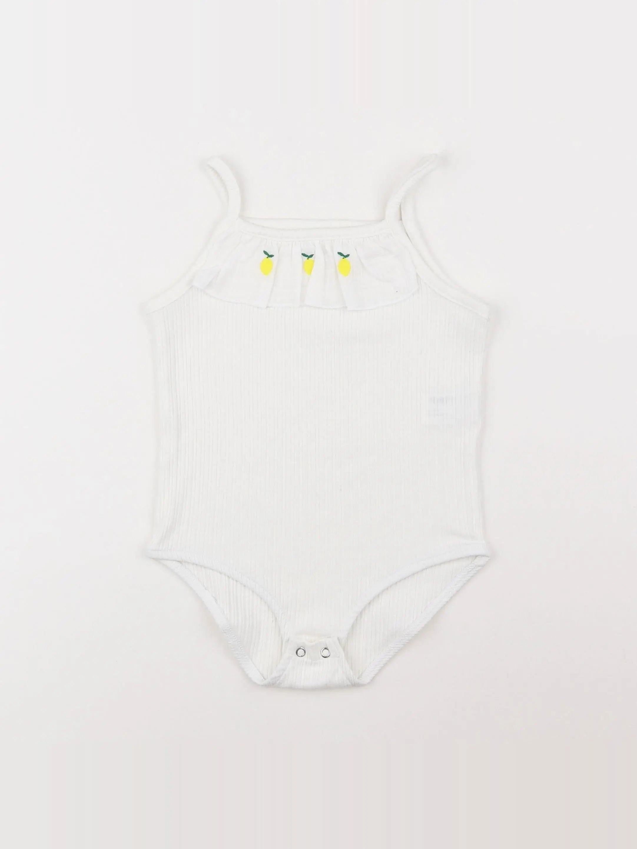 Zara - body tee-shirt blanc - 6 ans
