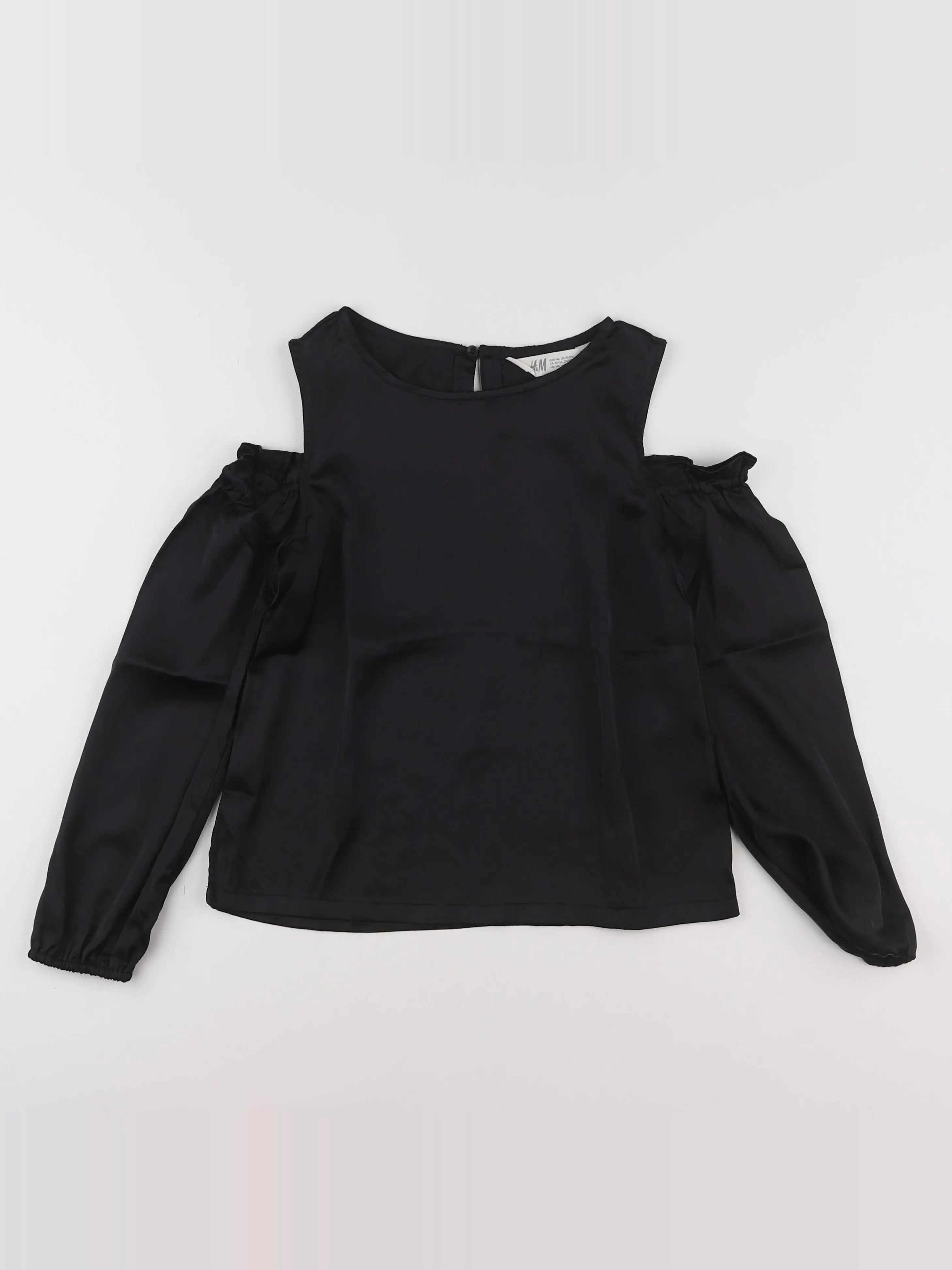 H&M - blouse noir - 10/11 ans
