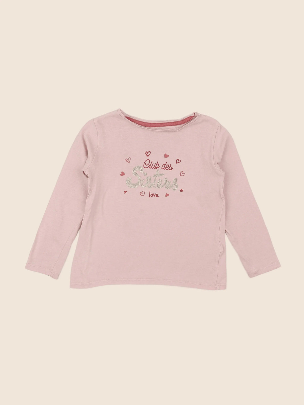 Vertbaudet - tee-shirt rose - 4 ans