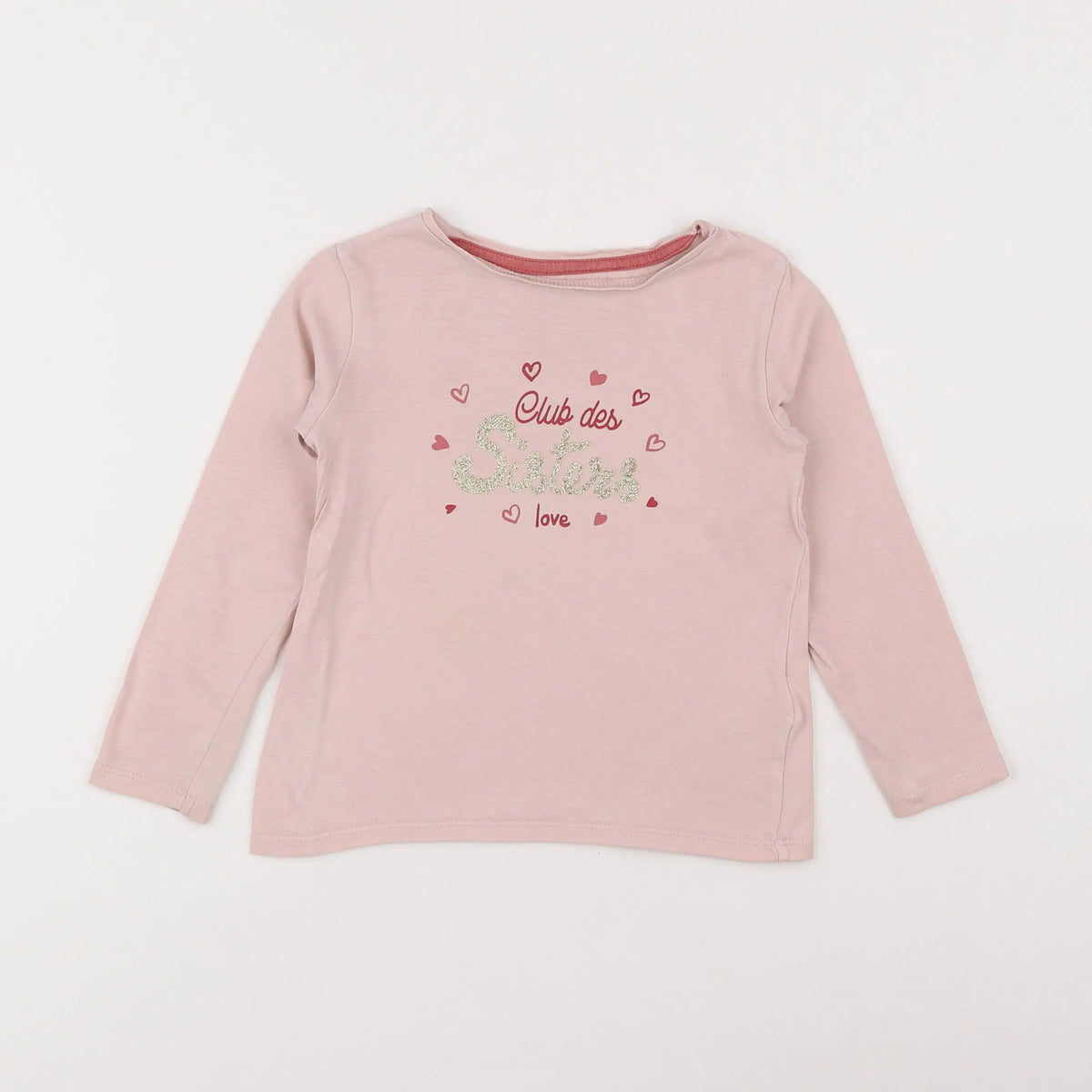 Vertbaudet - tee-shirt rose - 4 ans